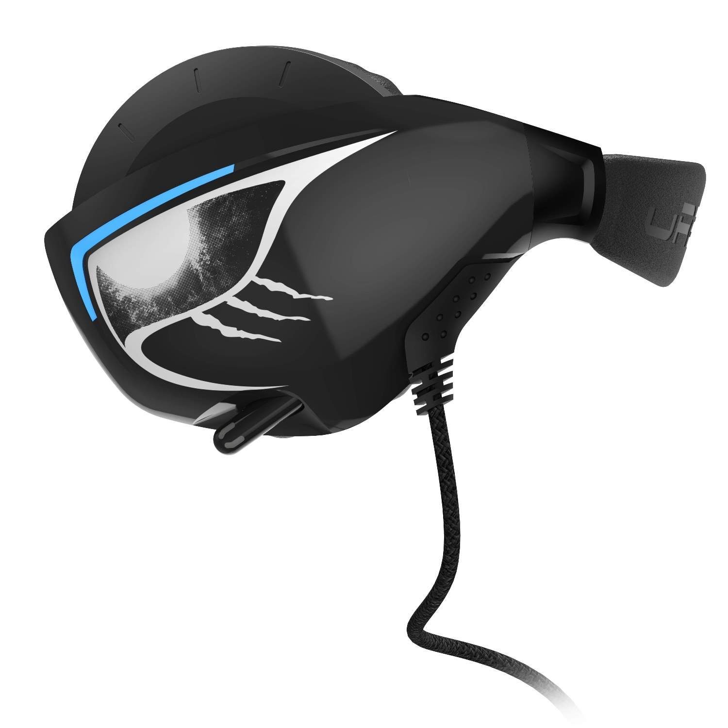 uRage Gaming Over-Ear USB Headset LED Neckband Headset (Beleuchtet, Lautstärkenreglung, Mute, Mikrofon, etc., kabelgebunden, SoundZ 500 Nackenbügel Kopfhörer mit Mikrofon + Fernbedienung)