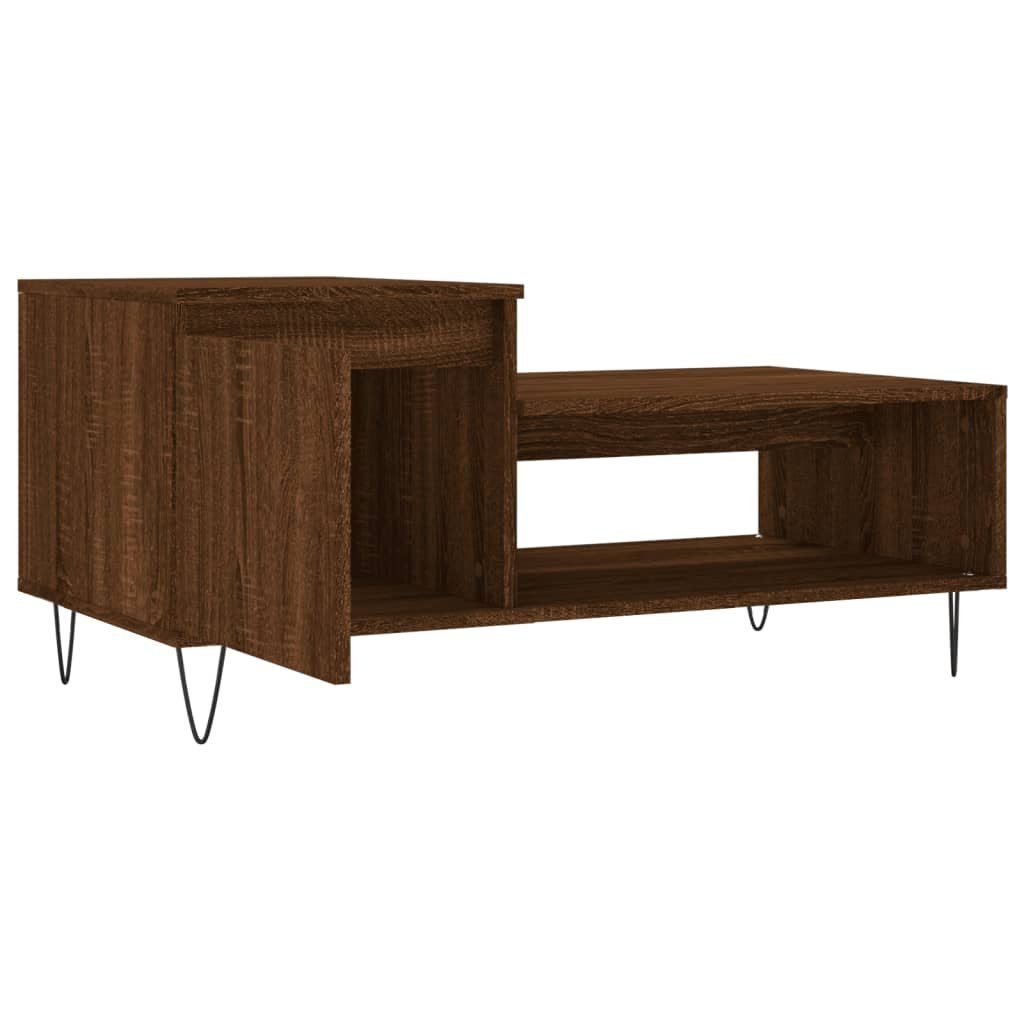 Eichen-Optik Holzwerkstoff Eiche Braune Braun Couchtisch cm 100x50x45 | Couchtisch Braune vidaXL (1-St) Eiche