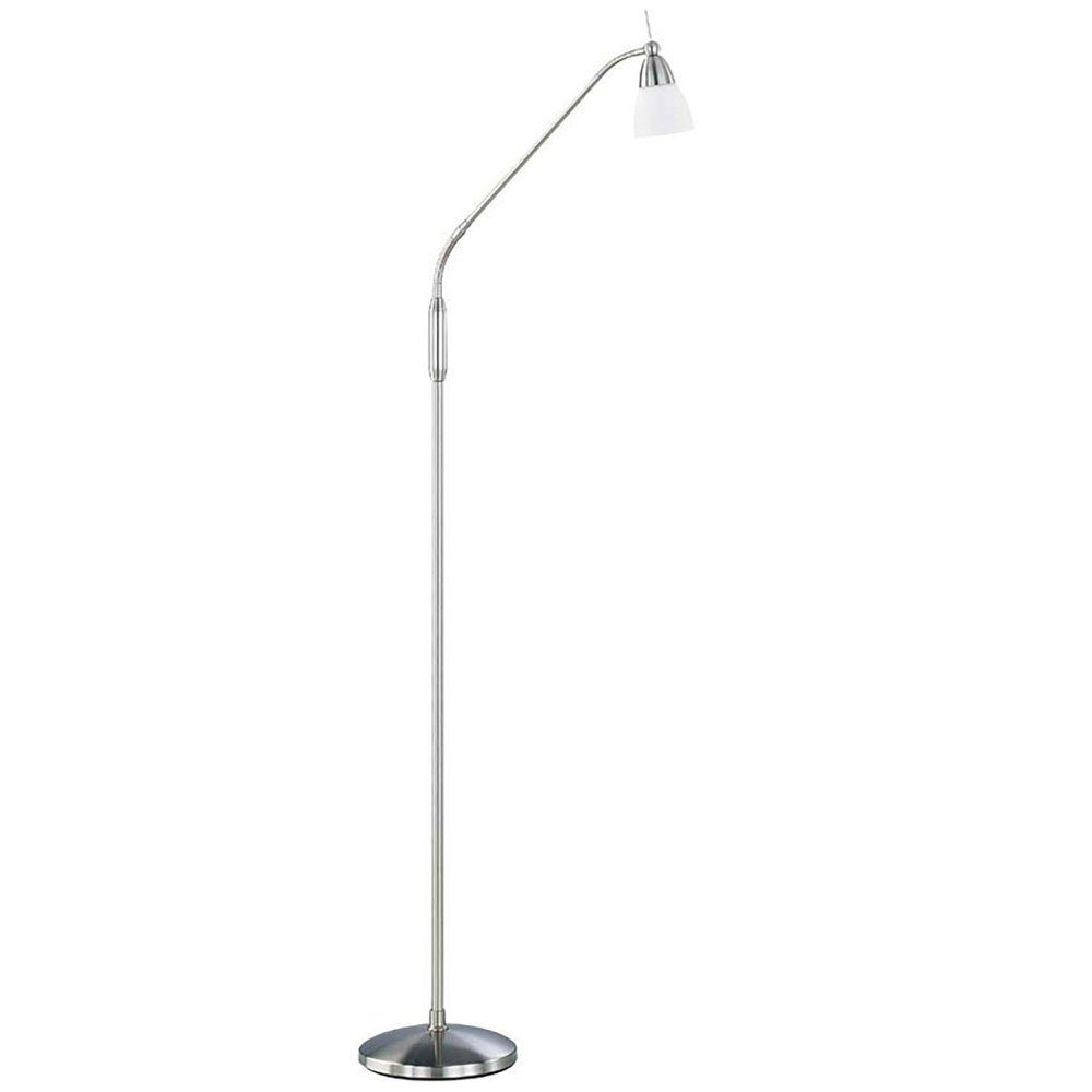 Leuchtmittel Glasspot LED Bogenlampe, etc-shop Touchdimmer inklusive, Stehlampe Standlampe Wohnzimmerlampe nicht beweglich