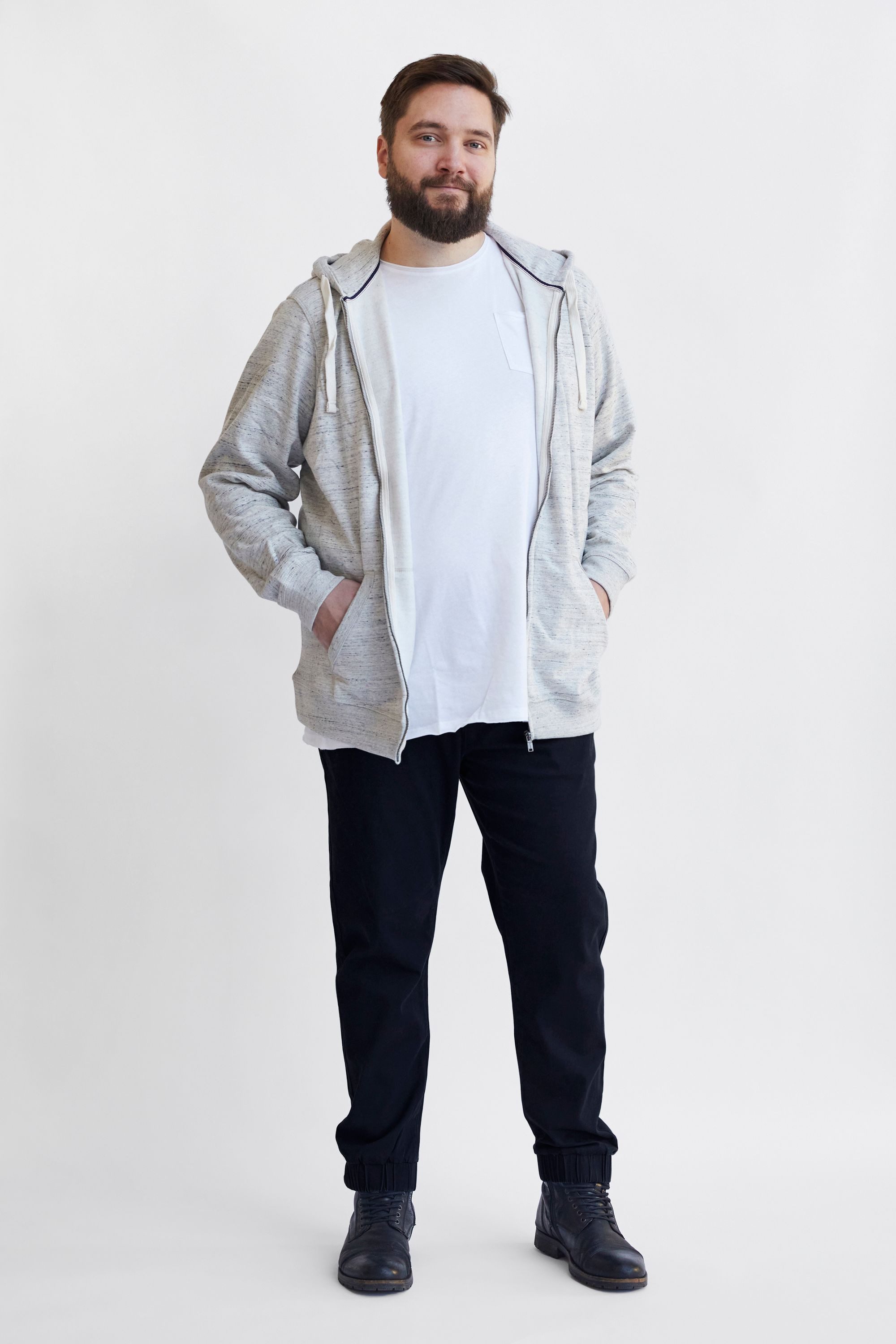 Blend Chinohose BHSelli Big & Tall Jogger Pant mit Kodeln in großen Größen - Regular Fit