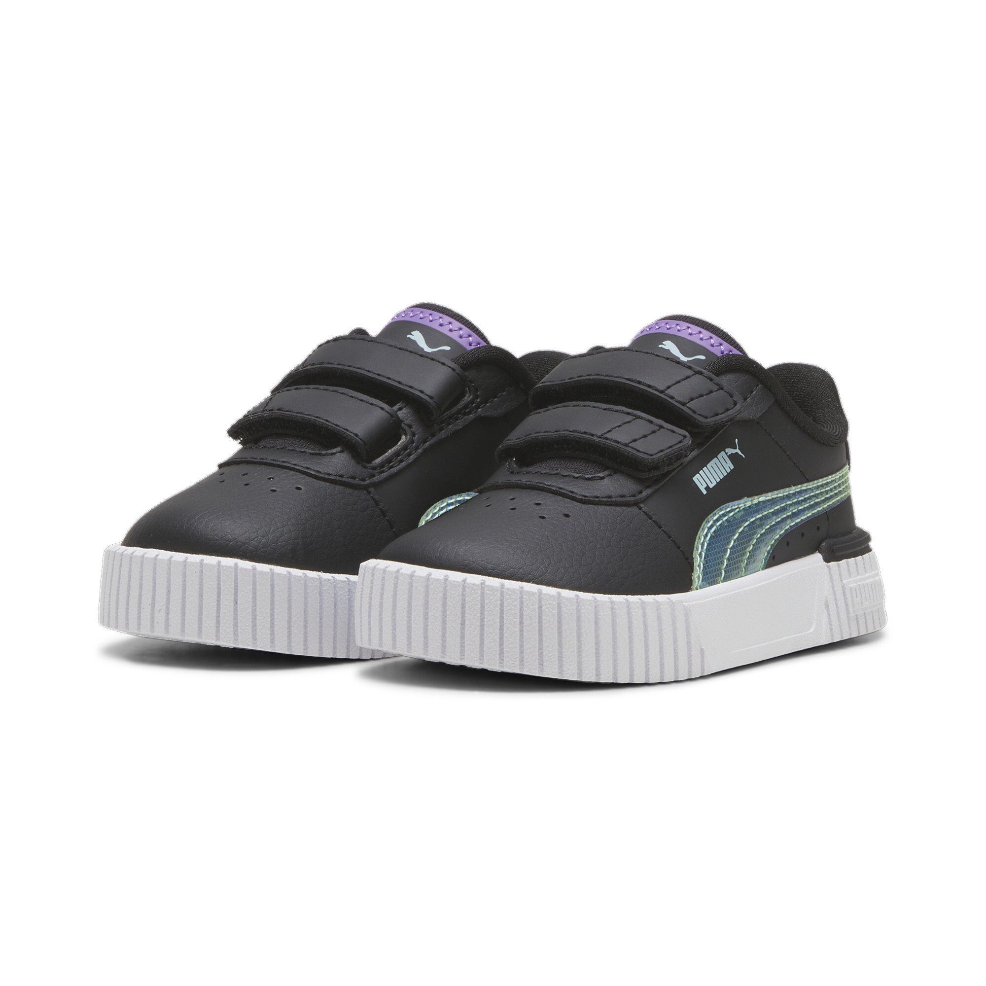PUMA Carina 2.0 Deep Dive Sneakers Mädchen Sneaker Black Ultraviolet Turquoise Surf Purple Blue
