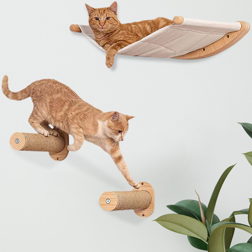 JEOBEST Katzen-Hängematte Katzenhängematte Wand, Kletterwand Katzen günstig online kaufen