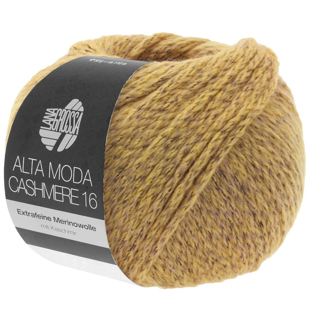 LANA GROSSA ALTA MODA CASHMERE 16 Häkelwolle, 110 m (supersoftes Kettengarn aus extrafeiner Merinowolle mit Kaschmir), 50 g