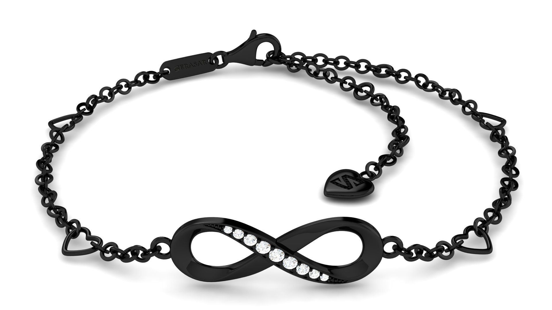 SERASAR Fußkette Fußkettchen aus Sterlingsilber "Infinity" (1-tlg), Infinit günstig online kaufen