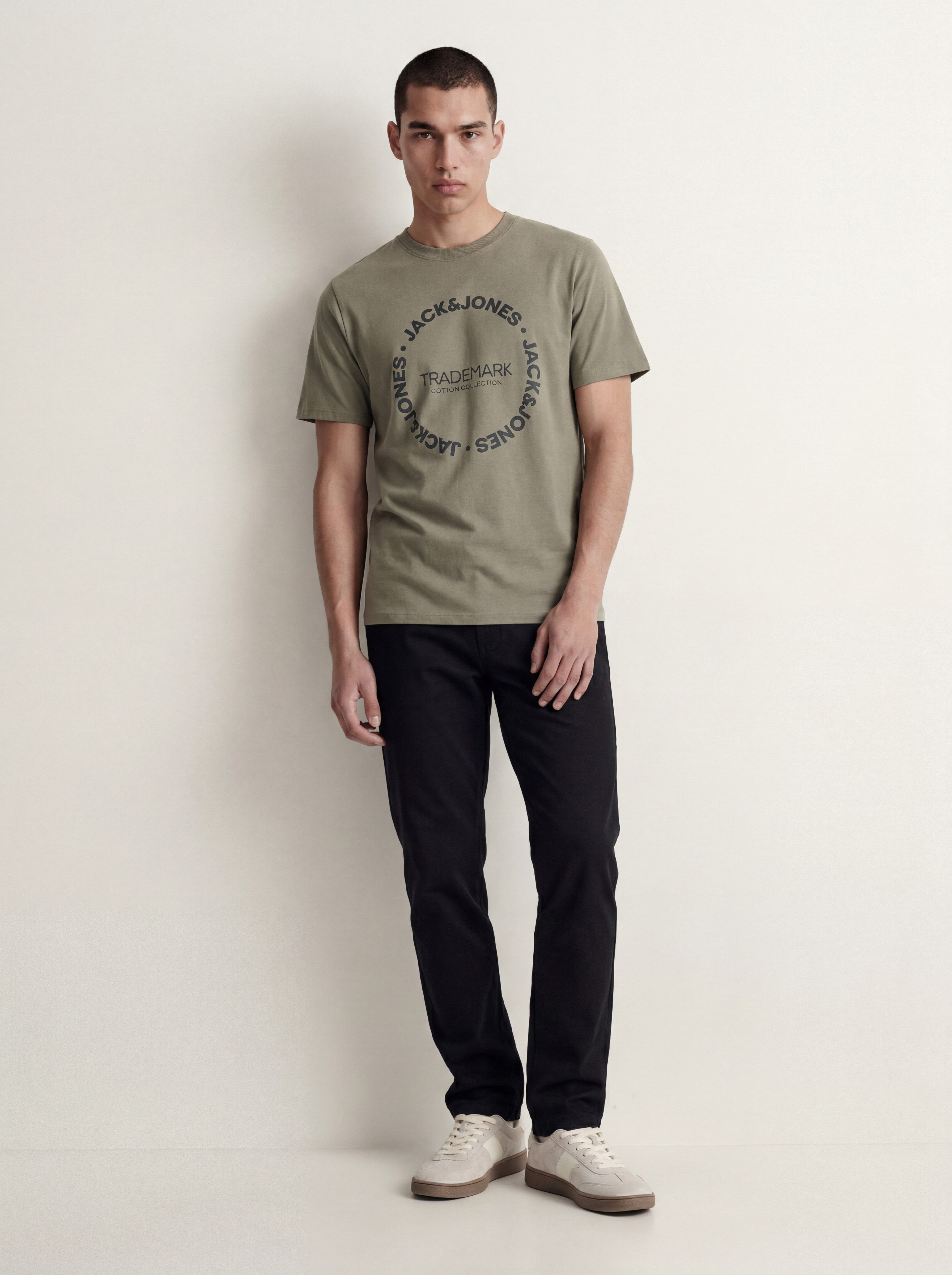 Jack & Jones T-Shirt JJBENSON TEE SS CREW NECK Baumwolle, regular fit