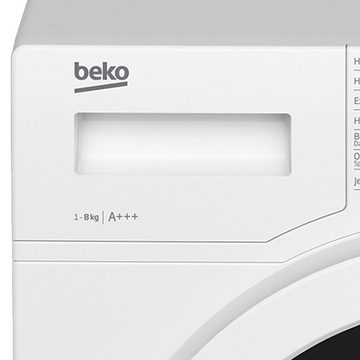 BEKO Wärmepumpentrockner DH85T6GXV, 8 kg, Sensortrocknung, Knitterschutz, Всеrgikergeeignet