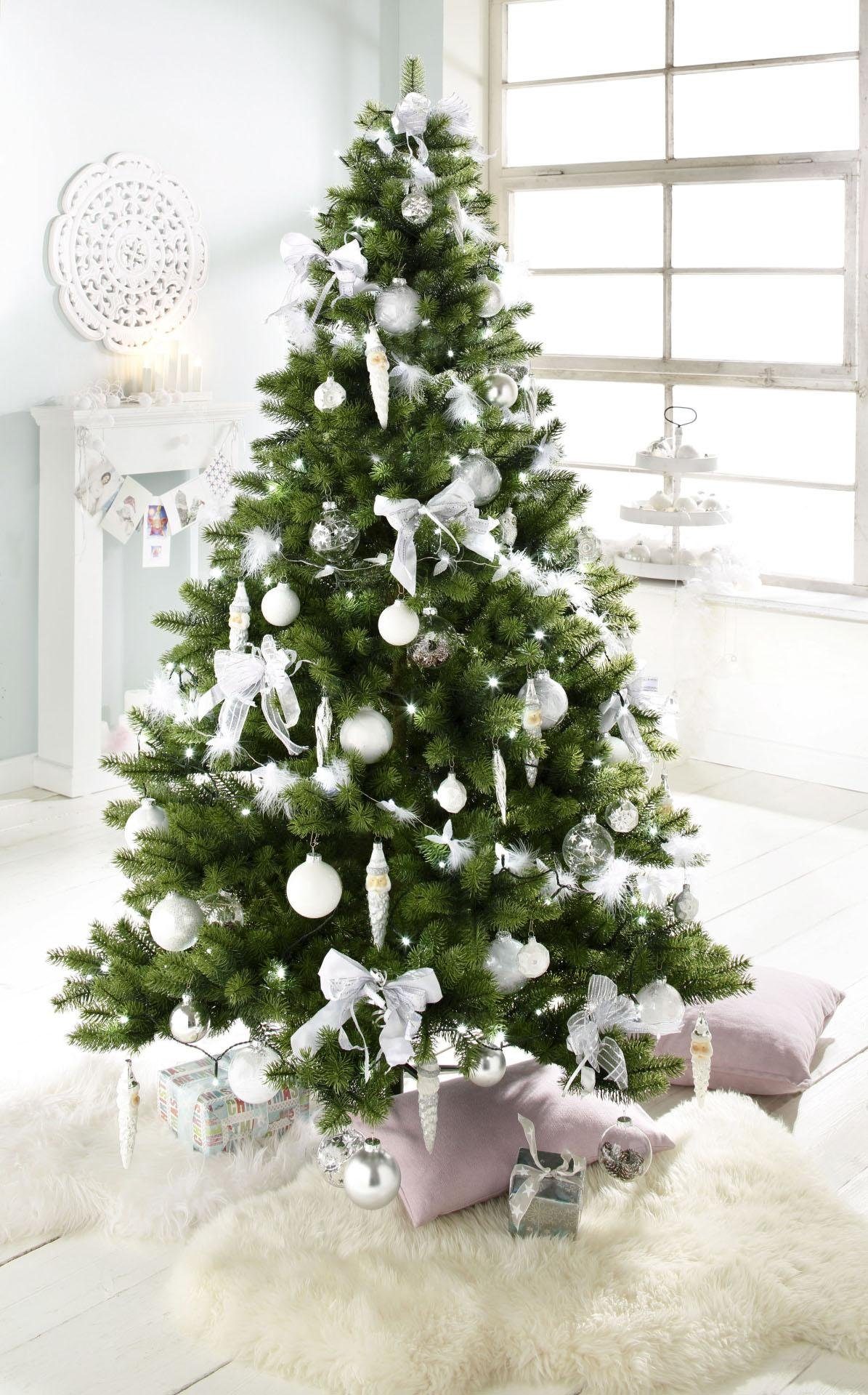 Creativ deco Künstlicher Weihnachtsbaum Weihnachtsdeko aussen, künstlicher Christbaum, Tannenbaum, von höchster Qualität – Bild 2 von 5