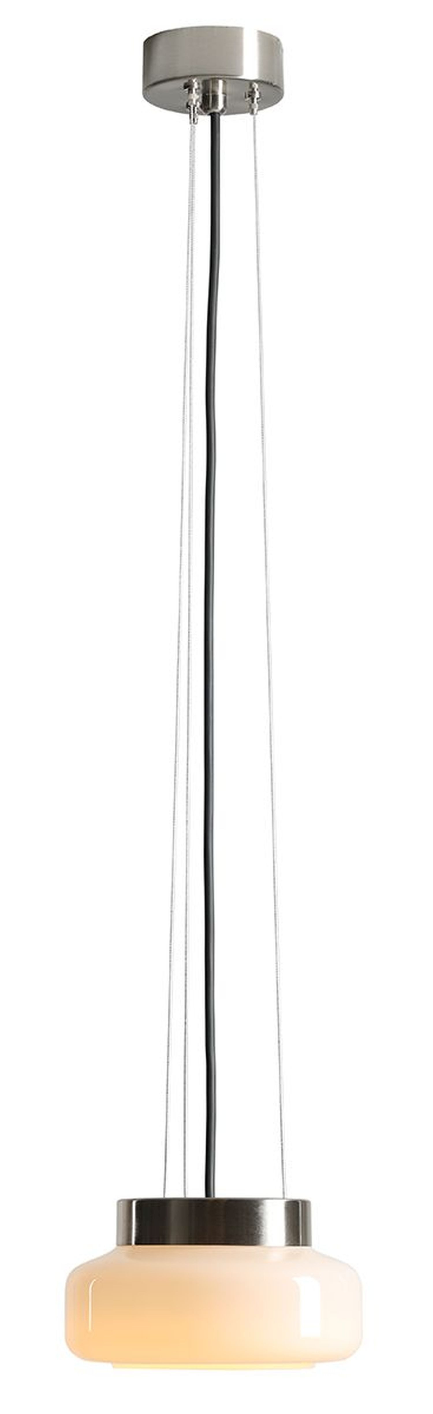 Licht-Erlebnisse Pendelleuchte ERAN, Metall Glas GX53 D: 16 cm H: max. 209 cm Weiß rund Modern