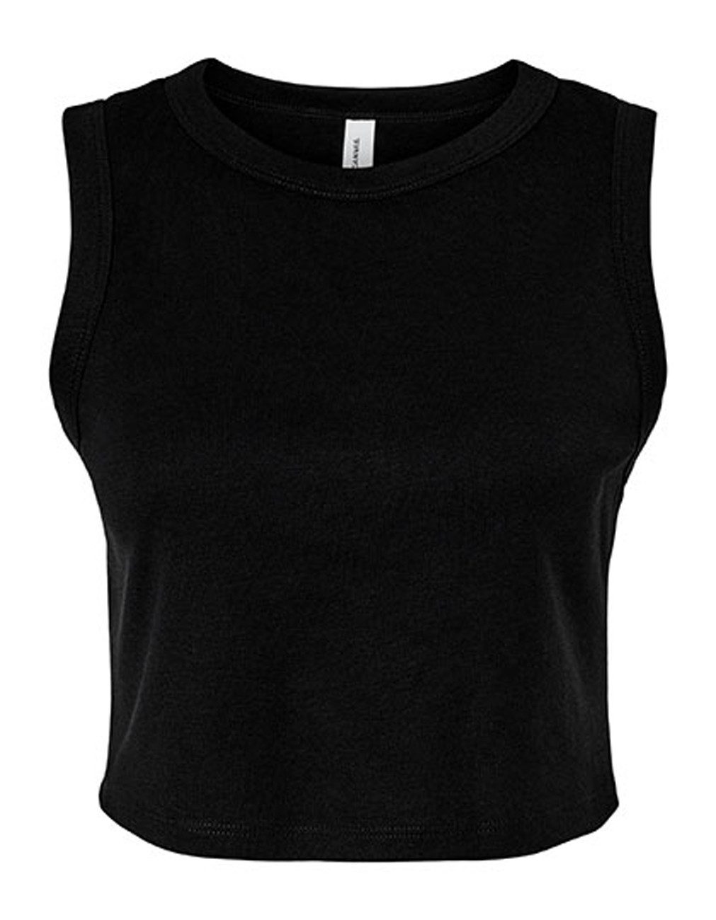 Bella + Canvas Crop-Top 1er/2er Pack - Bauchfreies Damen Tank Top / Cropped Shirt (1-tlg) Gr. XS bis XXL- Stretch-Passform