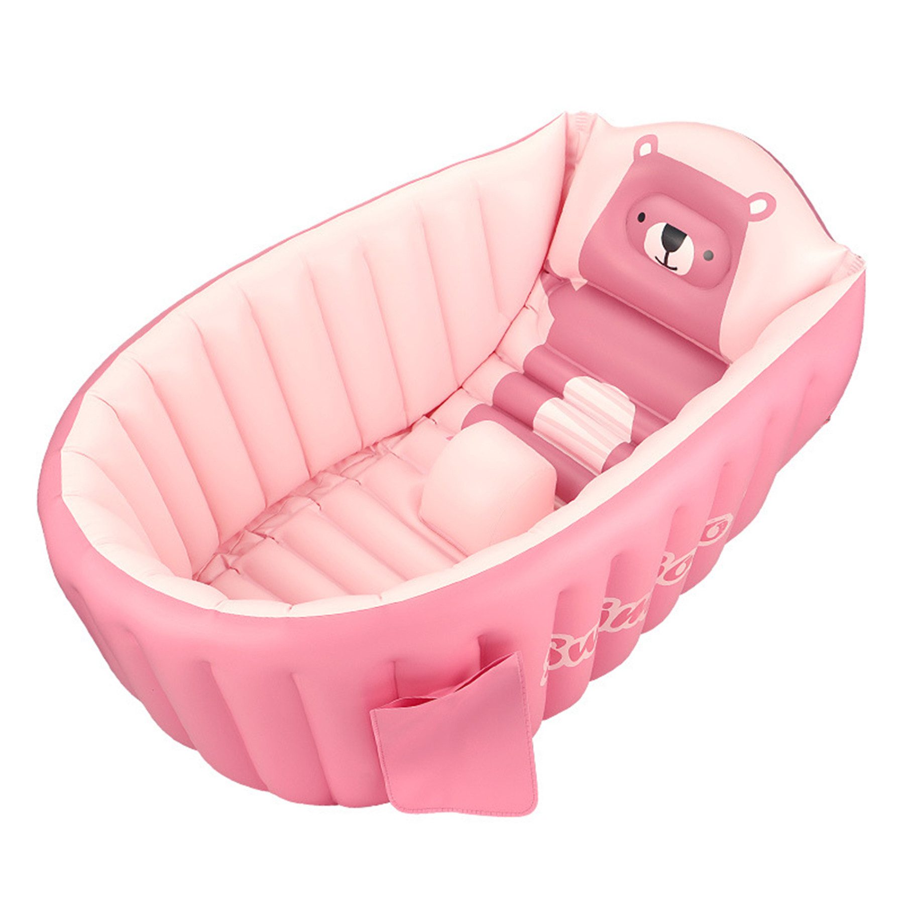 Babybadewanne Aufblasbare Badewanne Baby, Säuglings Kinder Badewanne mit Luftpumpe