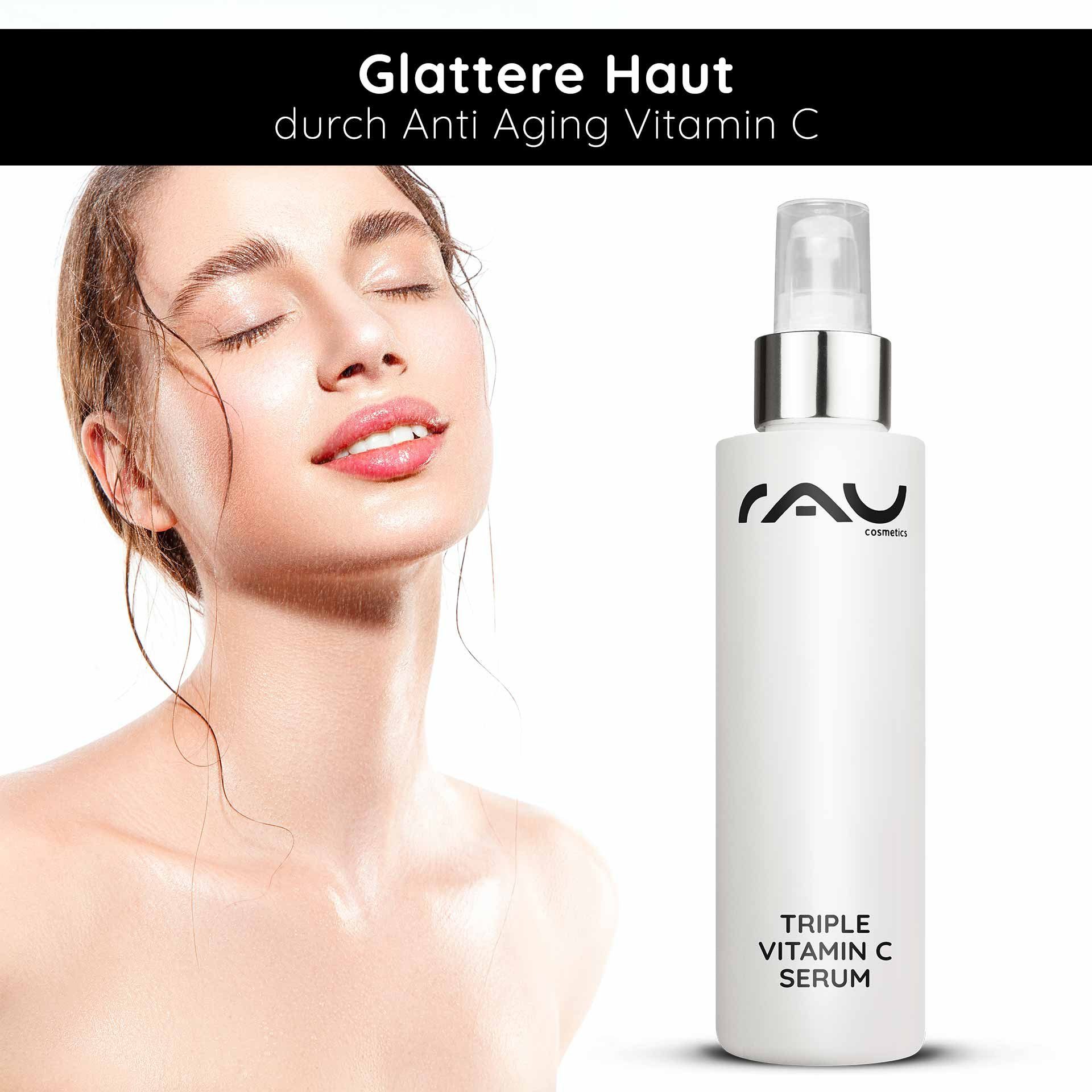 RAU Cosmetics Gesichtsserum Triple Vitamin C Serum