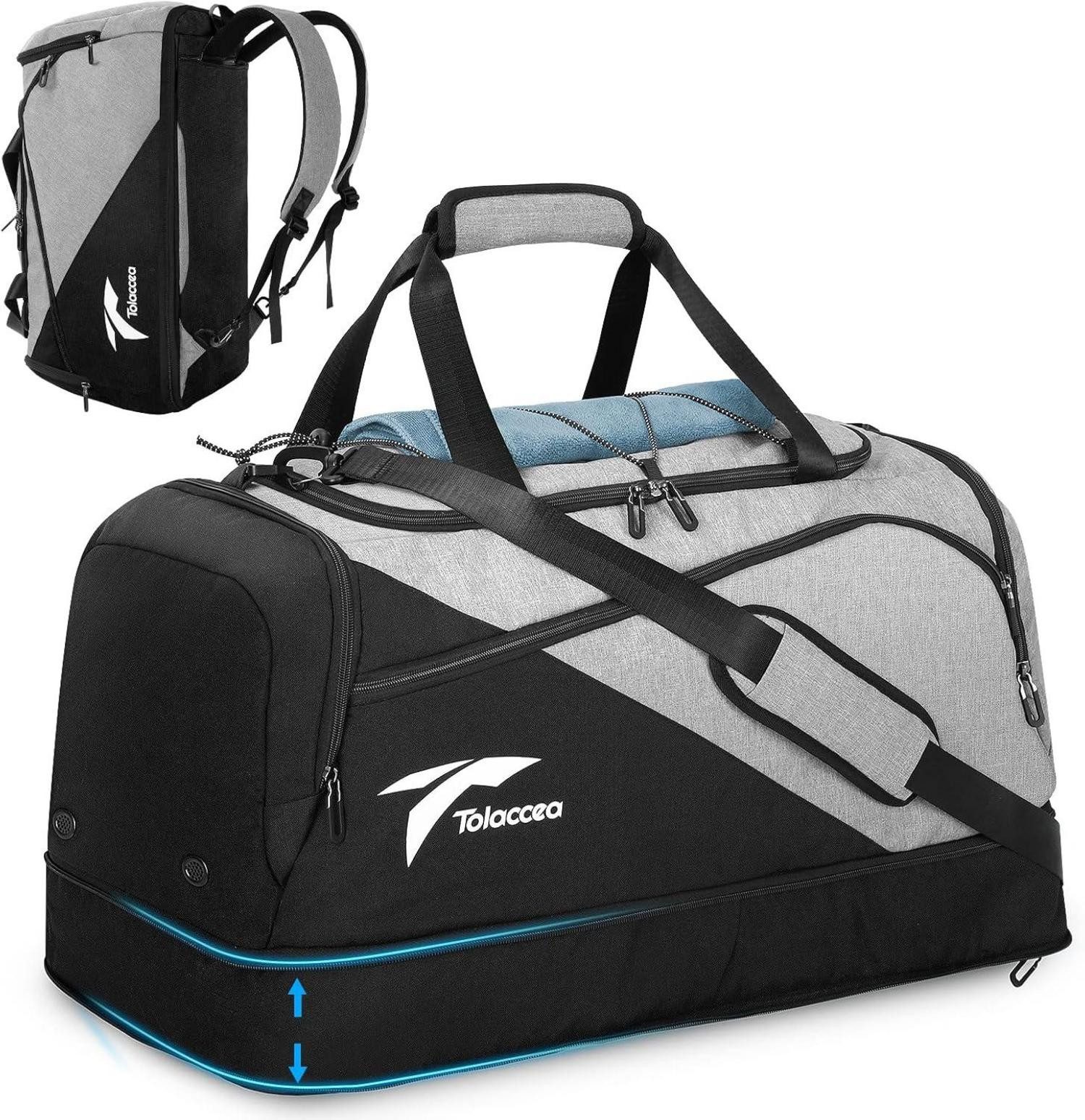 Sporttasche Sporttasche Rucksack 72L mit Schuhfach Nassfach Laptopfach