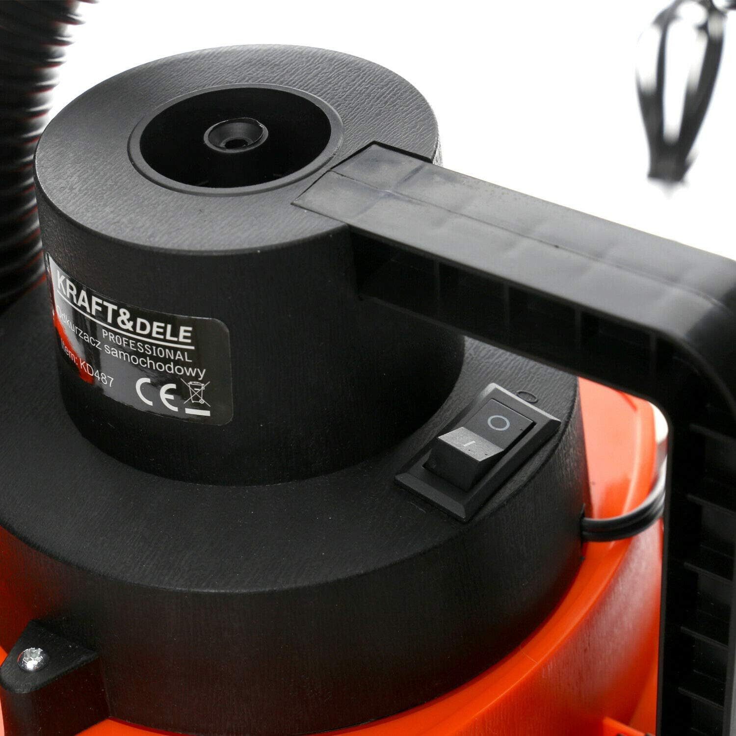 Kraft&Dele Zyklon Hybrid Staubsauger Autostaubsauger + Luftpumpe 12V 155W Zigarettenanzünder, 155 W