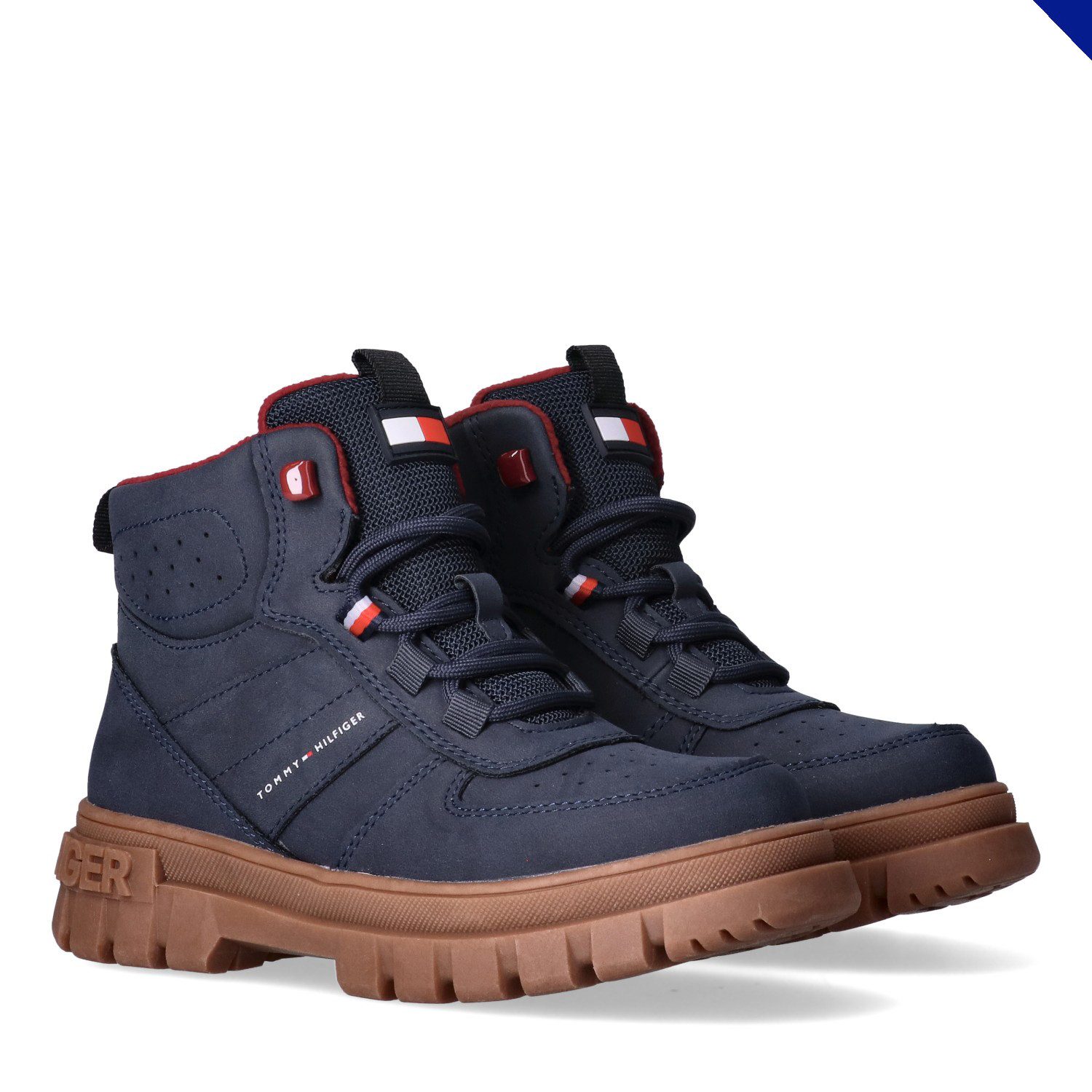 Tommy Hilfiger Schnürboots Chunky Черевики, Winterboots mit Blockabsatz