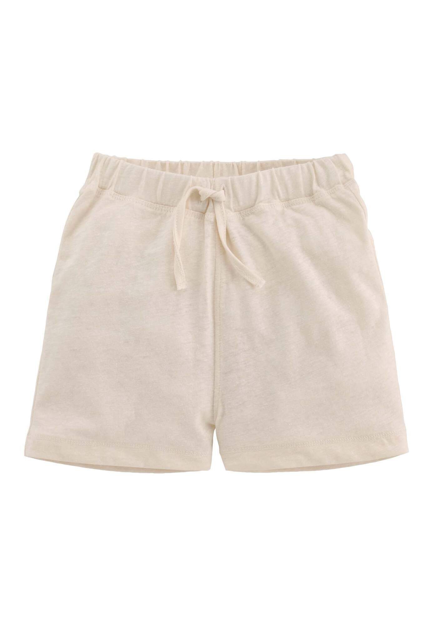 Hessnatur Shorts aus Bio-Baumwolle mit Leinen (1-tlg)