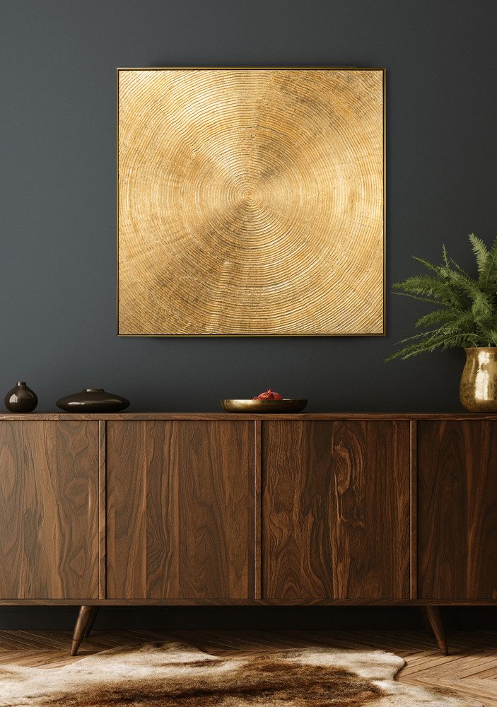 ArtUniverse Gemälde Goldenes Sonnenlicht 102,5x102,5 cm