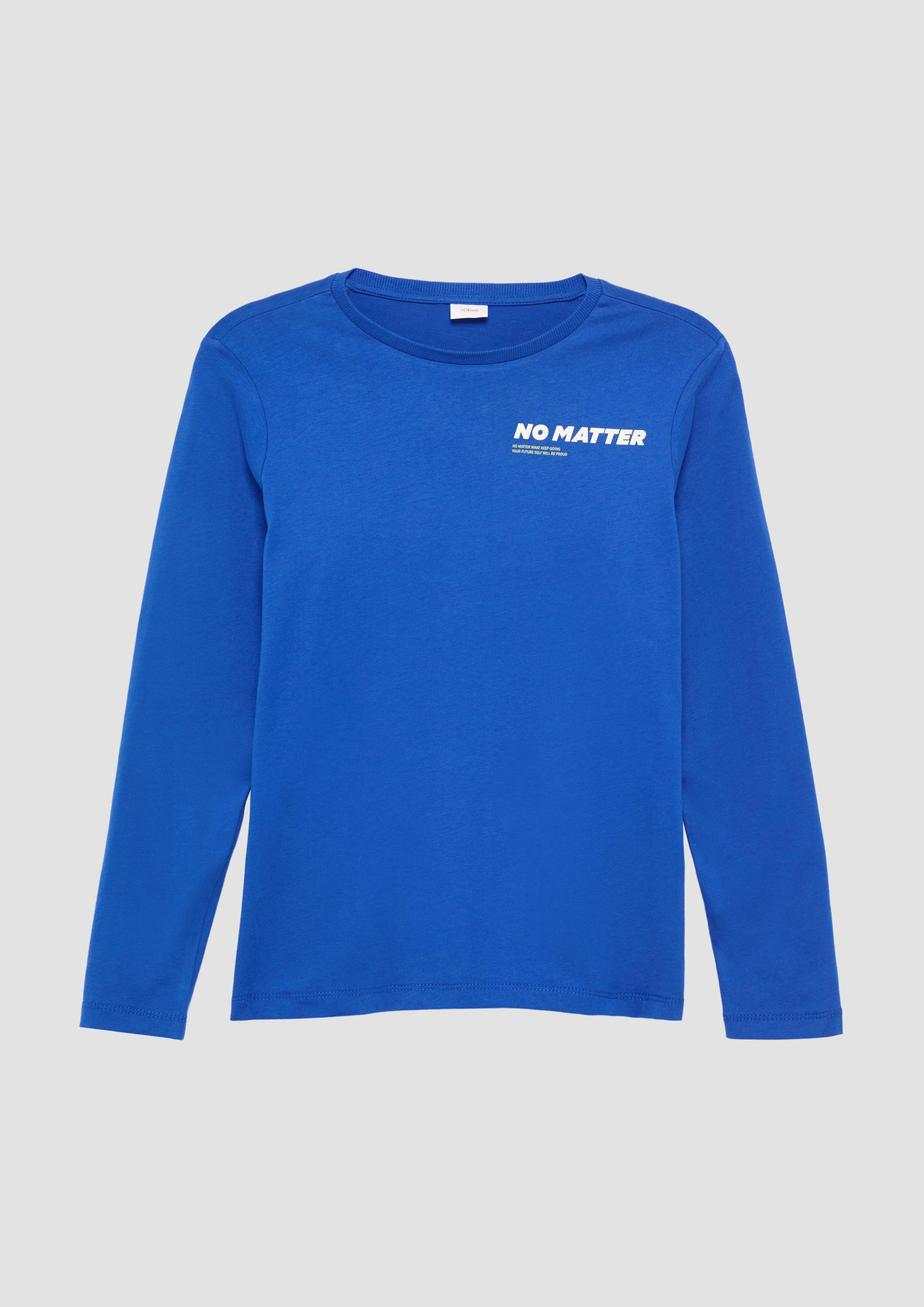 Langarmshirt Longsleeve mit Rückenprint