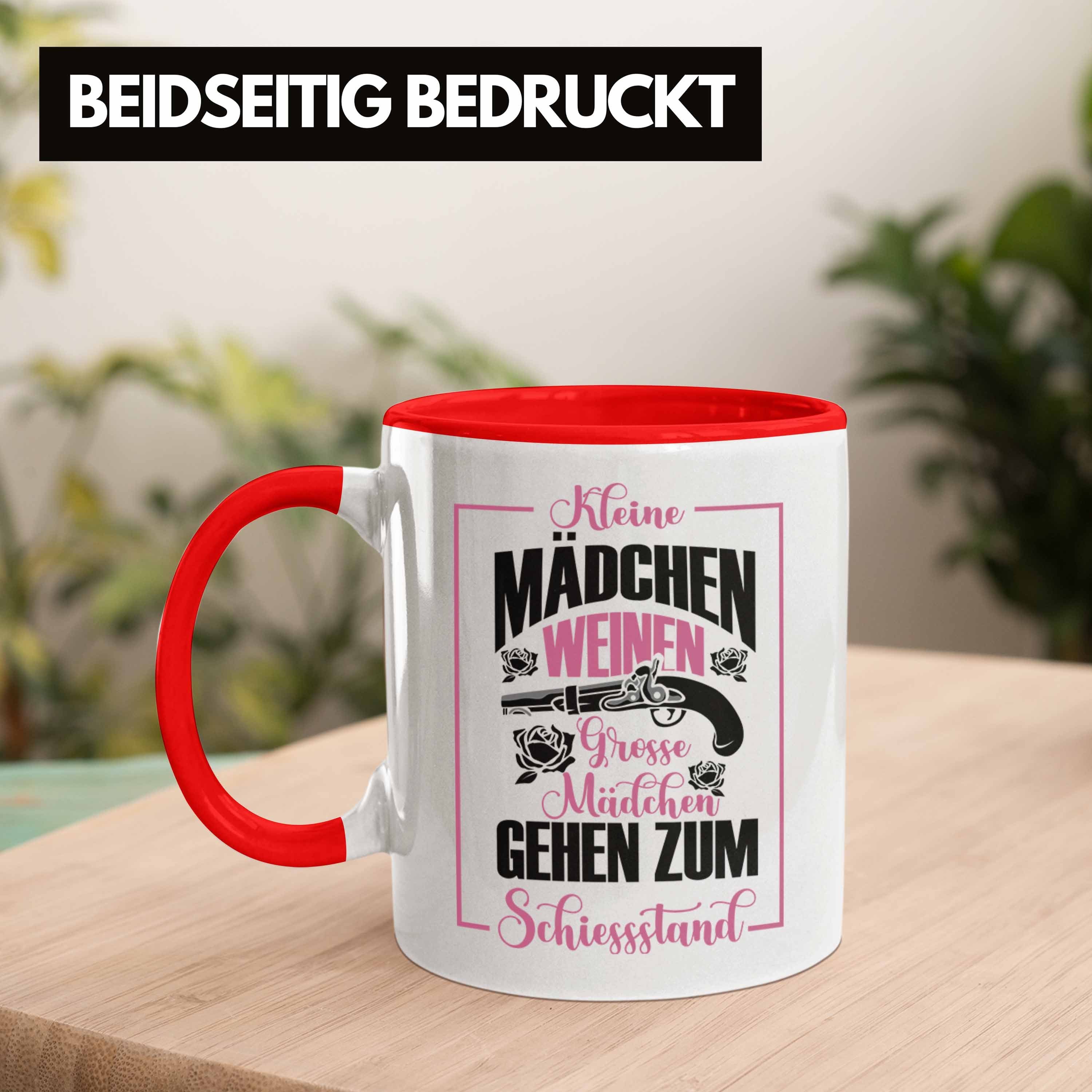 schießbegeisterte Geschenk Rot Schützenfest-Fans Mädchen Tasse Tasse für Trendation Mädchen