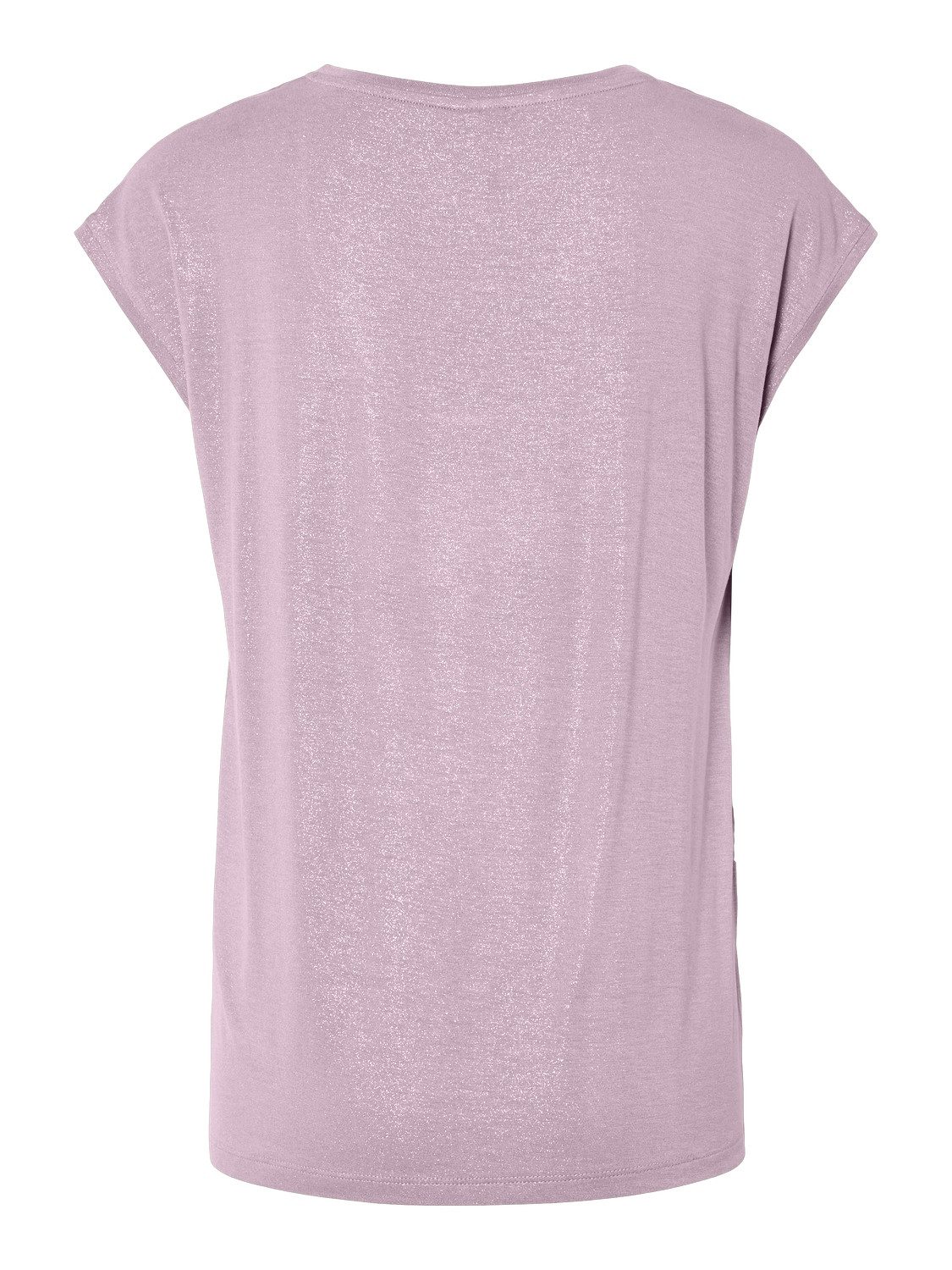 pieces Kurzarmshirt PCALICE SS GLITTER TEE JRS NOOS BC Viskosemischung, loose fit