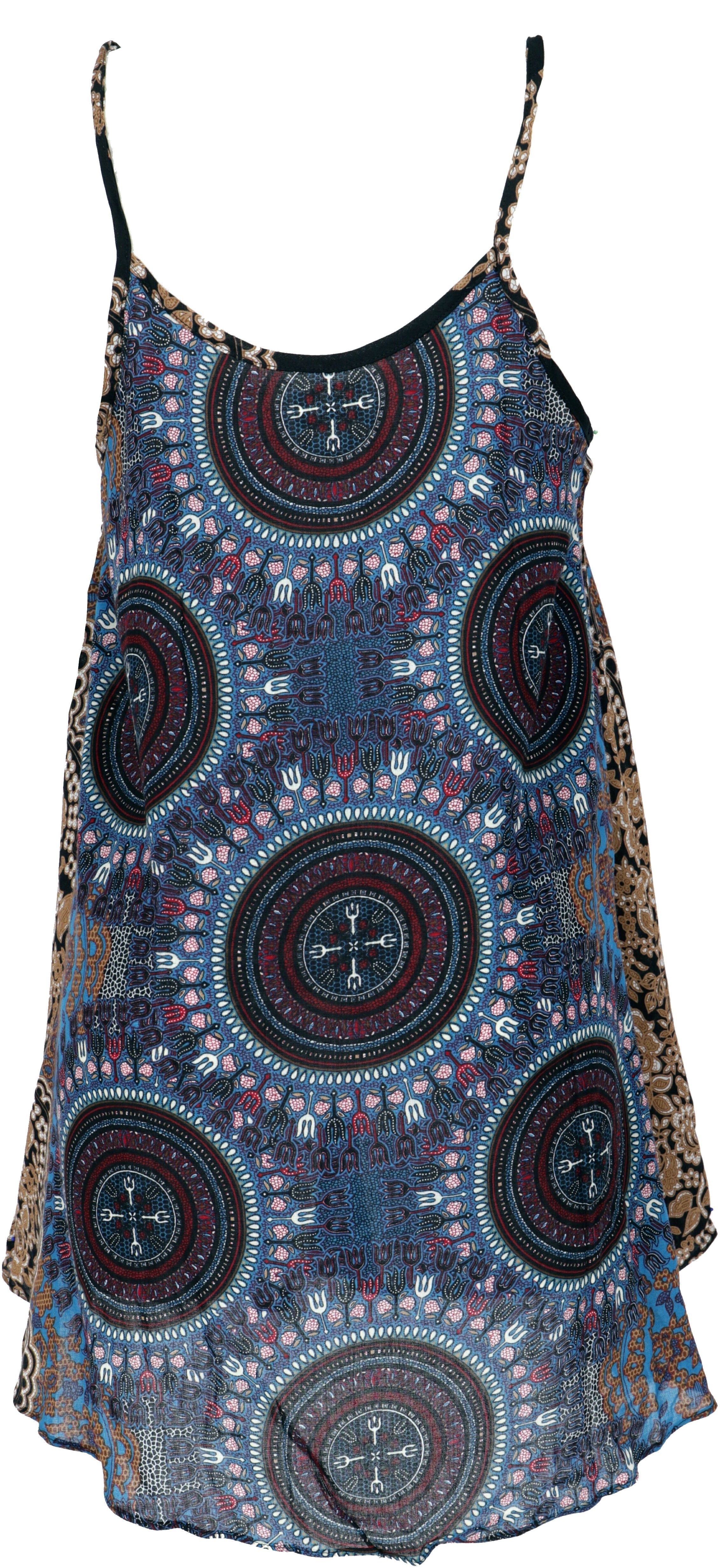 Guru-Shop Midikleid Boho Dashiki Minikleid, Trägerkleid,.. günstig online kaufen