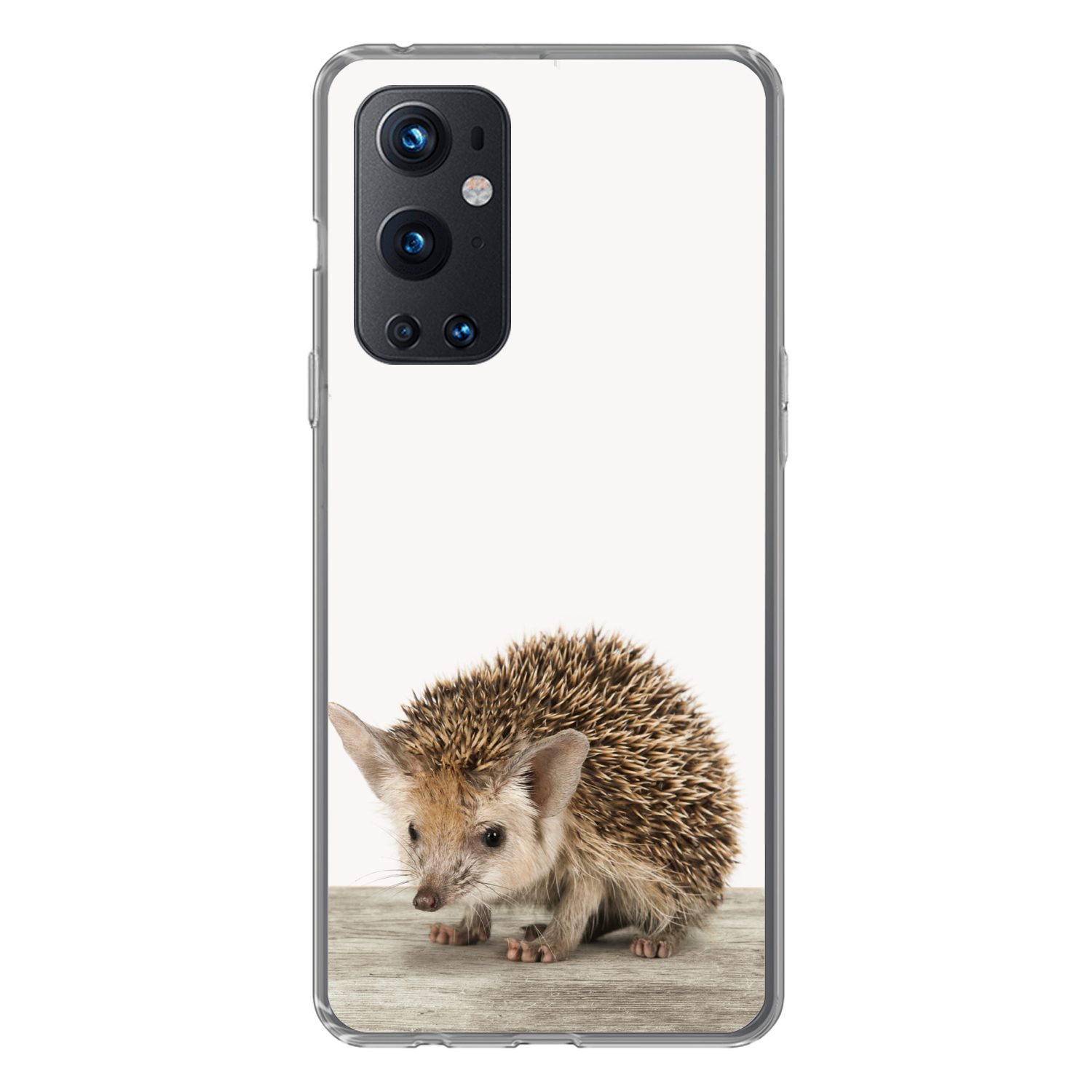 MuchoWow Handyhülle für OnePlus 9 Pro Igel - Tiere - Jungen - Mädchen, Phone Case, Silikon, Schutzhülle Dünn