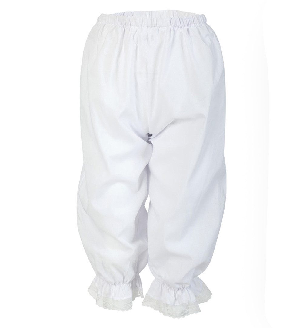 Fries Kostüm Liebestöter Pluderhose Spitzenhose knielange Unterhose Damen Herren