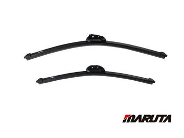 MARUTA Scheibenwischblätter FLAT WIPER SILICONE - Cross Platform, (2-St., Scheibenwischer SET 525 mm / 450 mm für Frontscheibe, Aero-dynamik)