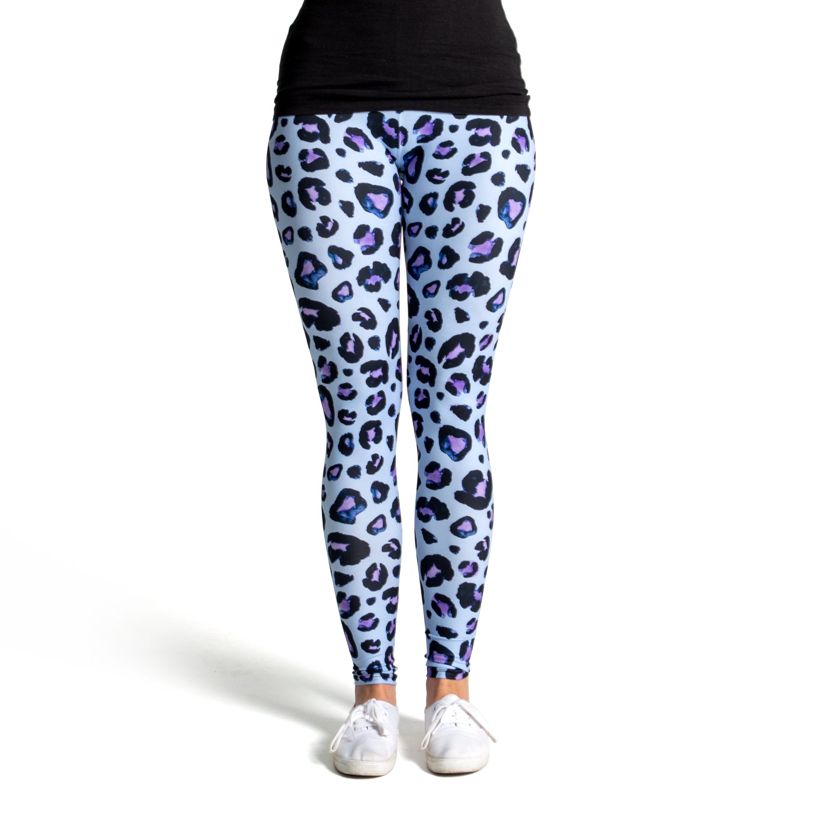 cosey Leggings Leo Line Leggings Tier (Einheitsgröße XS -L) Leopard Tier Design