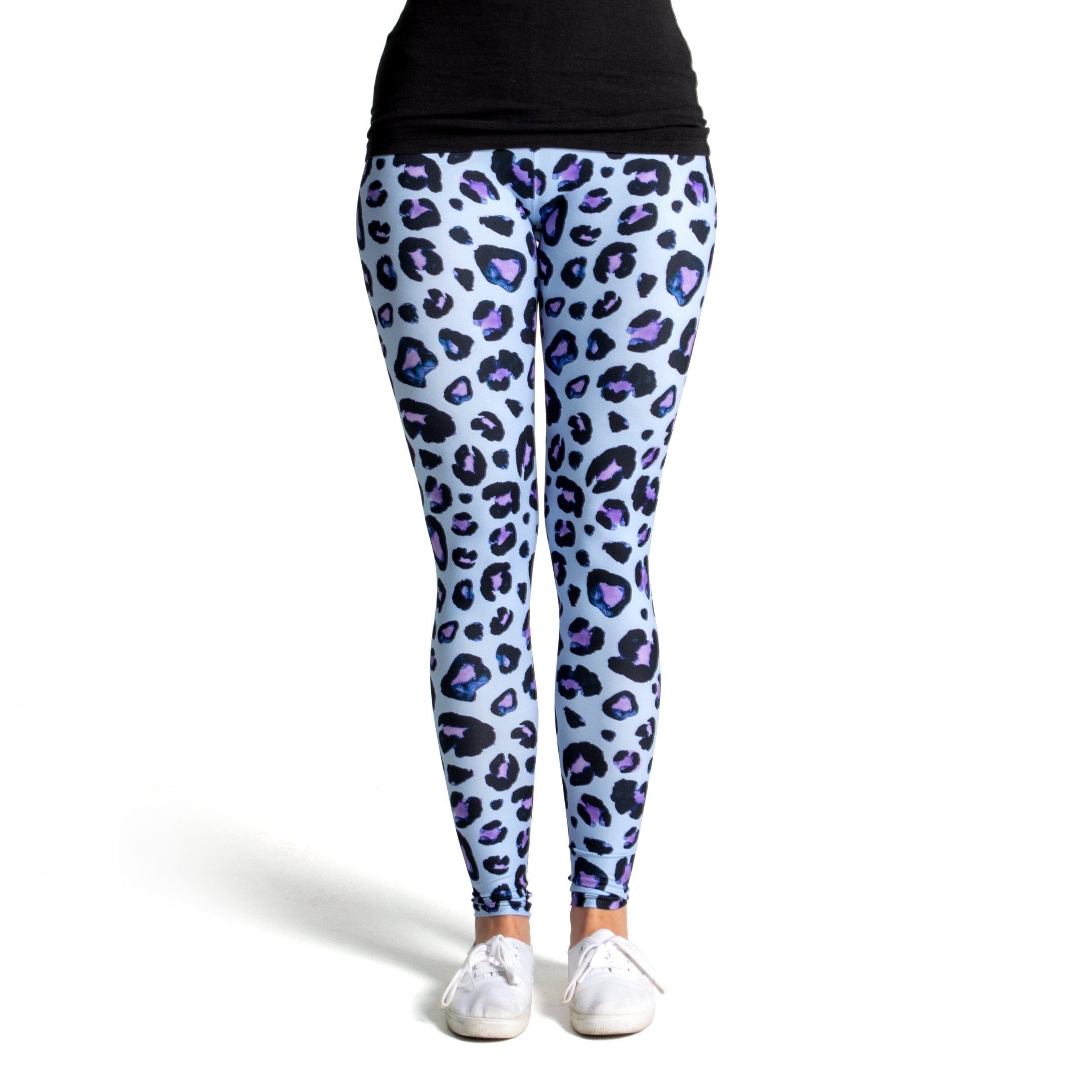 cosey Leggings Leo Line Leggings Tier (Einheitsgröße XS L) Leopard