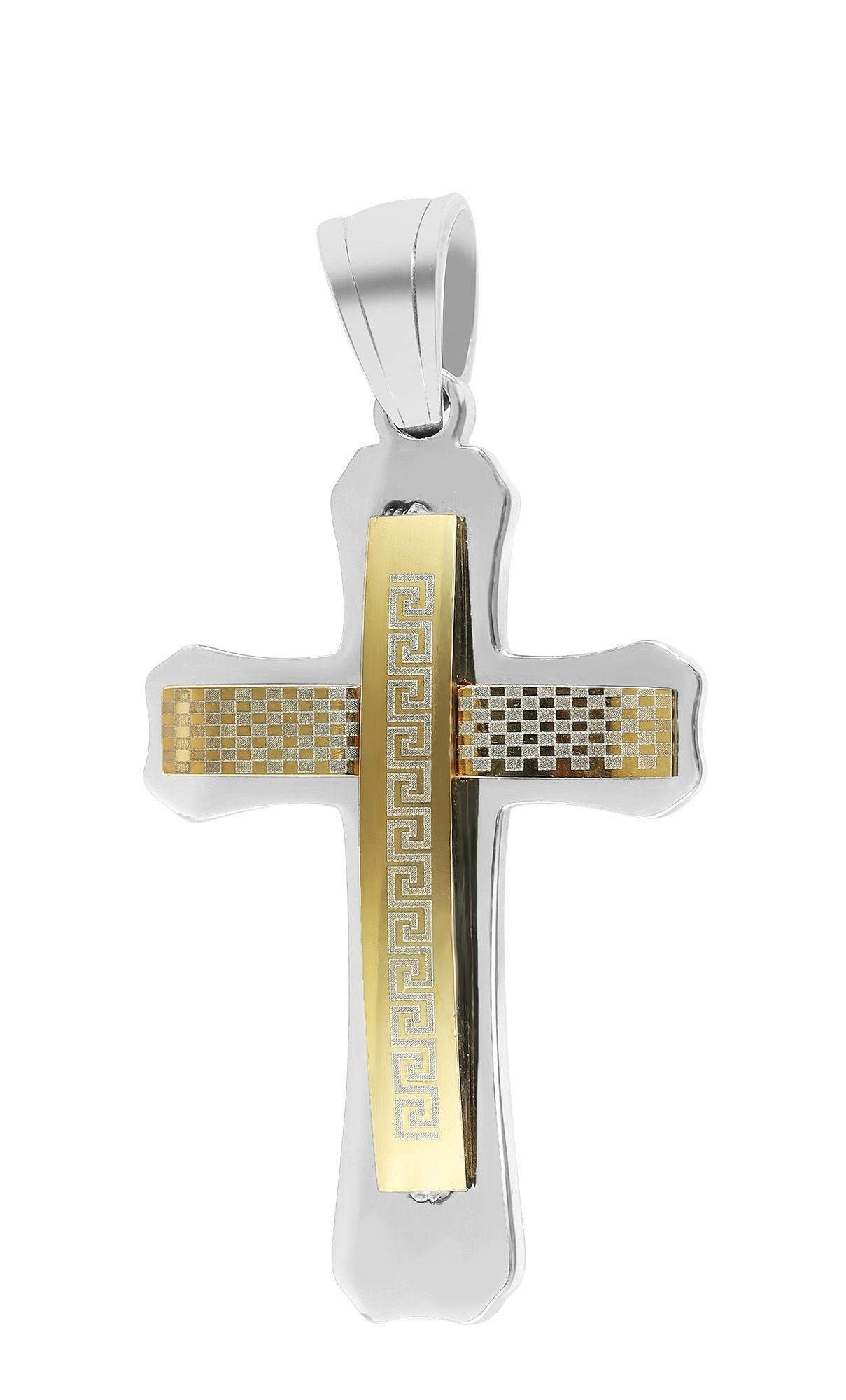 Kettenanhänger Anhänger – Kreuz Kreuzanhänger aus Edelstahl