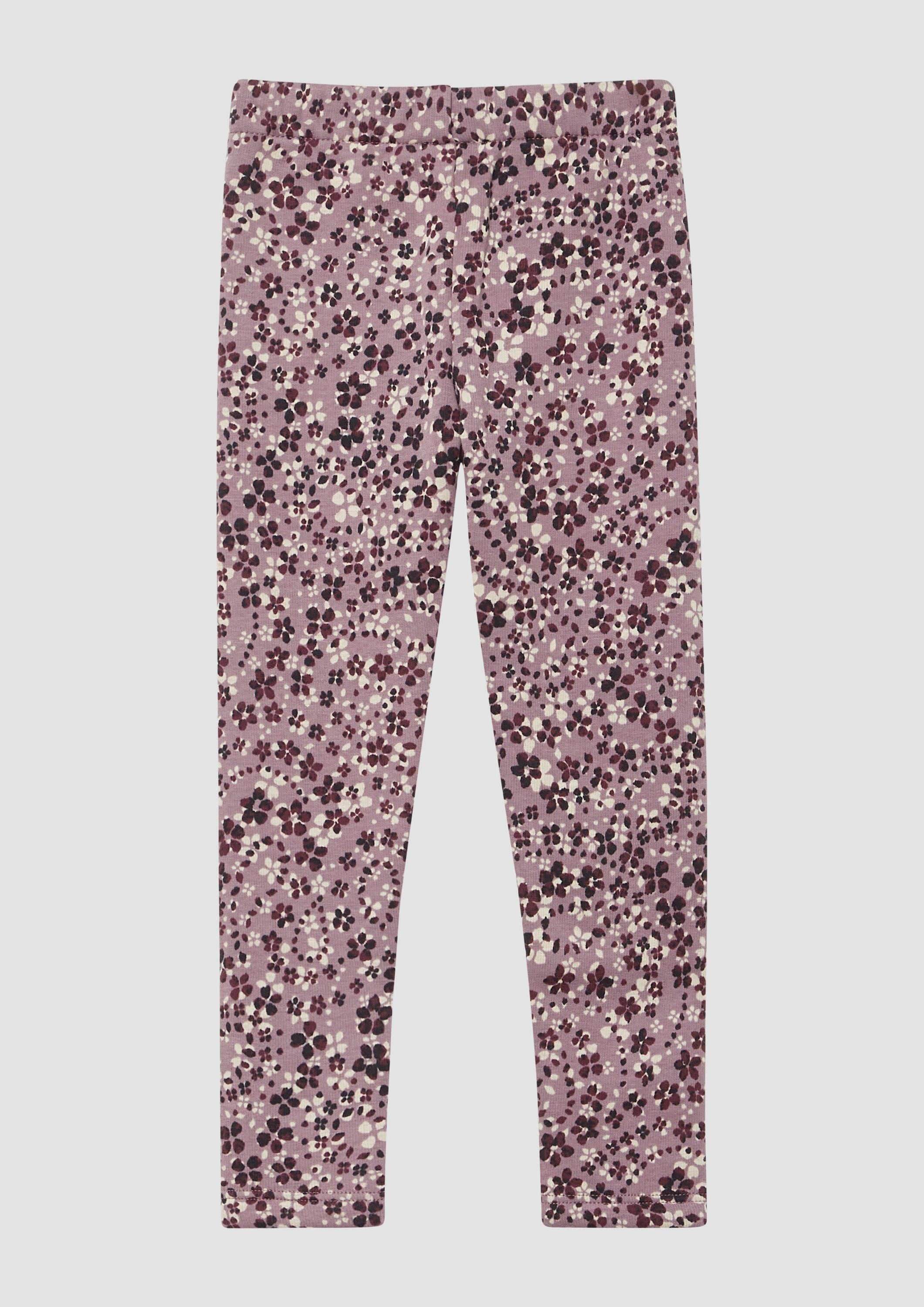 s.Oliver Leggings Leggings Thermofleece Leggings mit All-over-Print