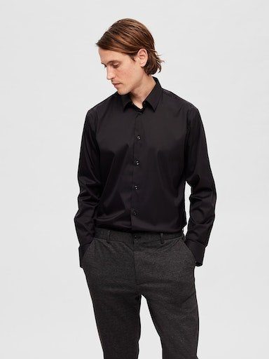 NOOS HOMME SLHSLIMTRAVEL SELECTED SHIRT Langarmhemd