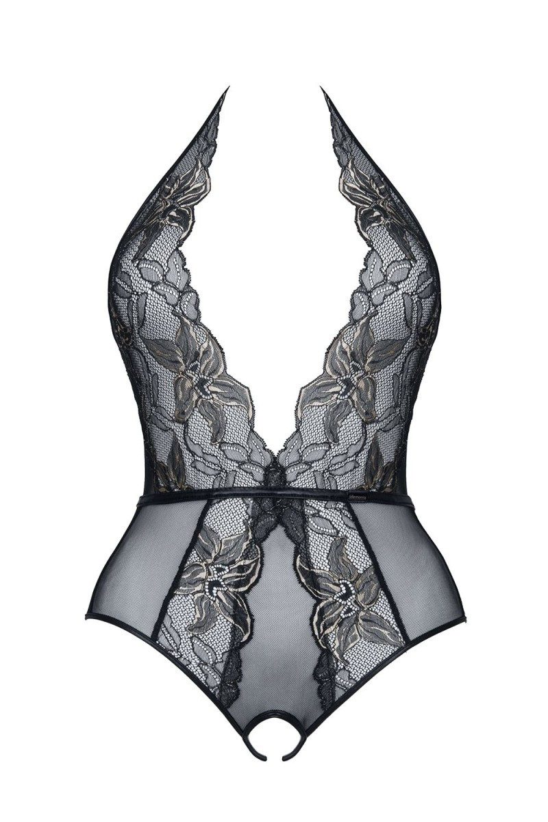 Demoniq Body-Ouvert Body ouvert in schwarz/gold - L