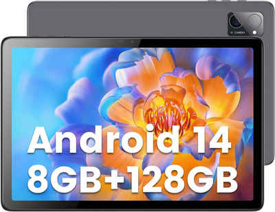 Azeyou Leistungsfähige Hardware Tablet (10", 128 GB, ‎Android 14, 2,4G+5G, mit Octa-core 1280x800 HD+IPS, 6000mAh Akku, 8MP+5MP, Google GMS,BT5.0)