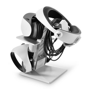 Tadow Horizontaler Ständer für PS Konsole, PS VR2-Ständer, Tischaufsteller Konsolen-Standfuß, (VR Headset Halterung Zubehör, Controller Halterung)