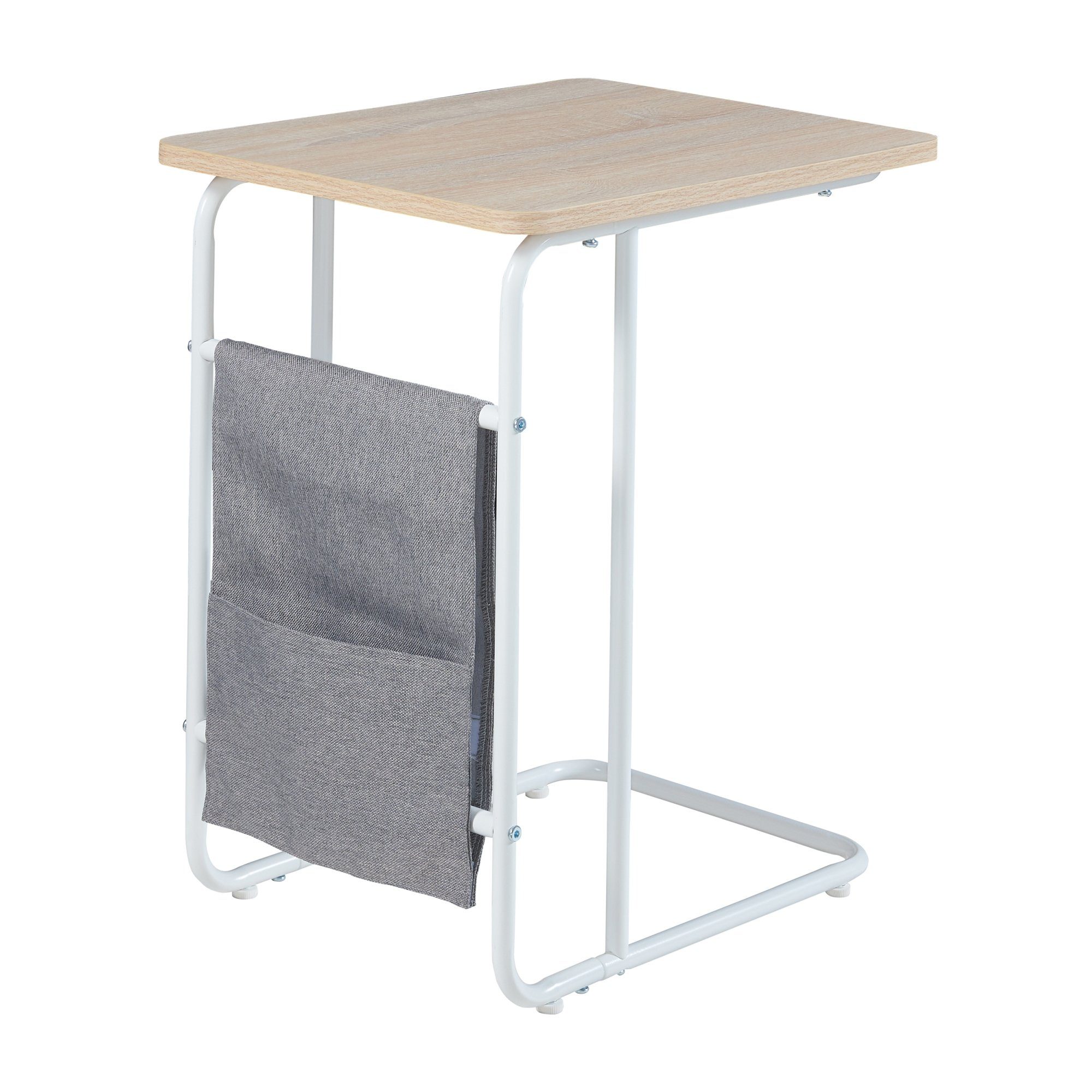 en.casa Laptoptisch, »Dyrøy« mit Stofftasche 56x48x37cm günstig online kaufen