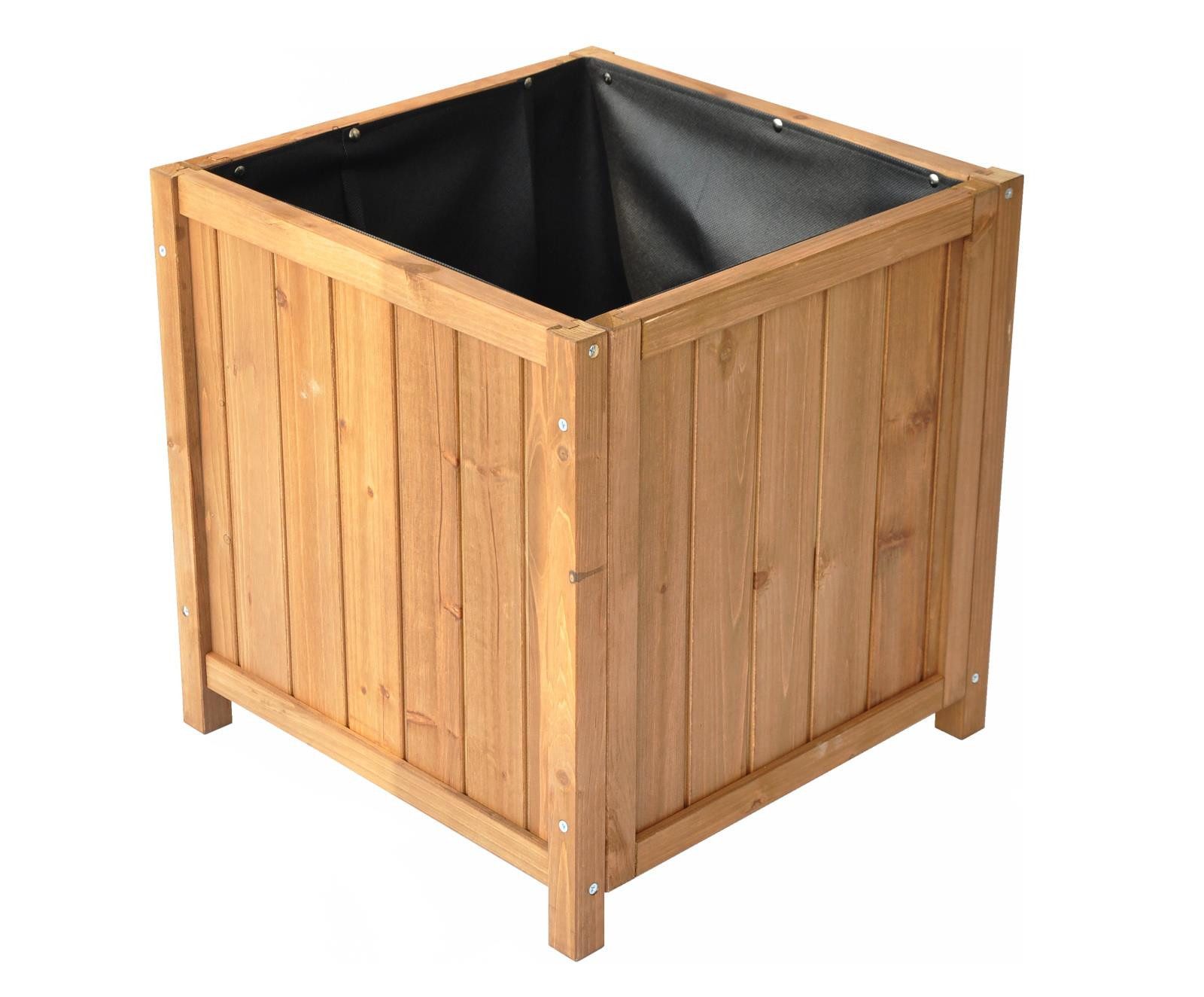 dazikemo Blumenkasten Pflanzkasten 45x45x45 cm