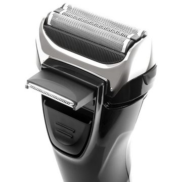 MCURO Elektrorasierer Travel Shaver, Kabelloser Bartschneider für Herren, ideal für Reisen, zum Schneiden von Haaren und Bart, kompakt, tragbar