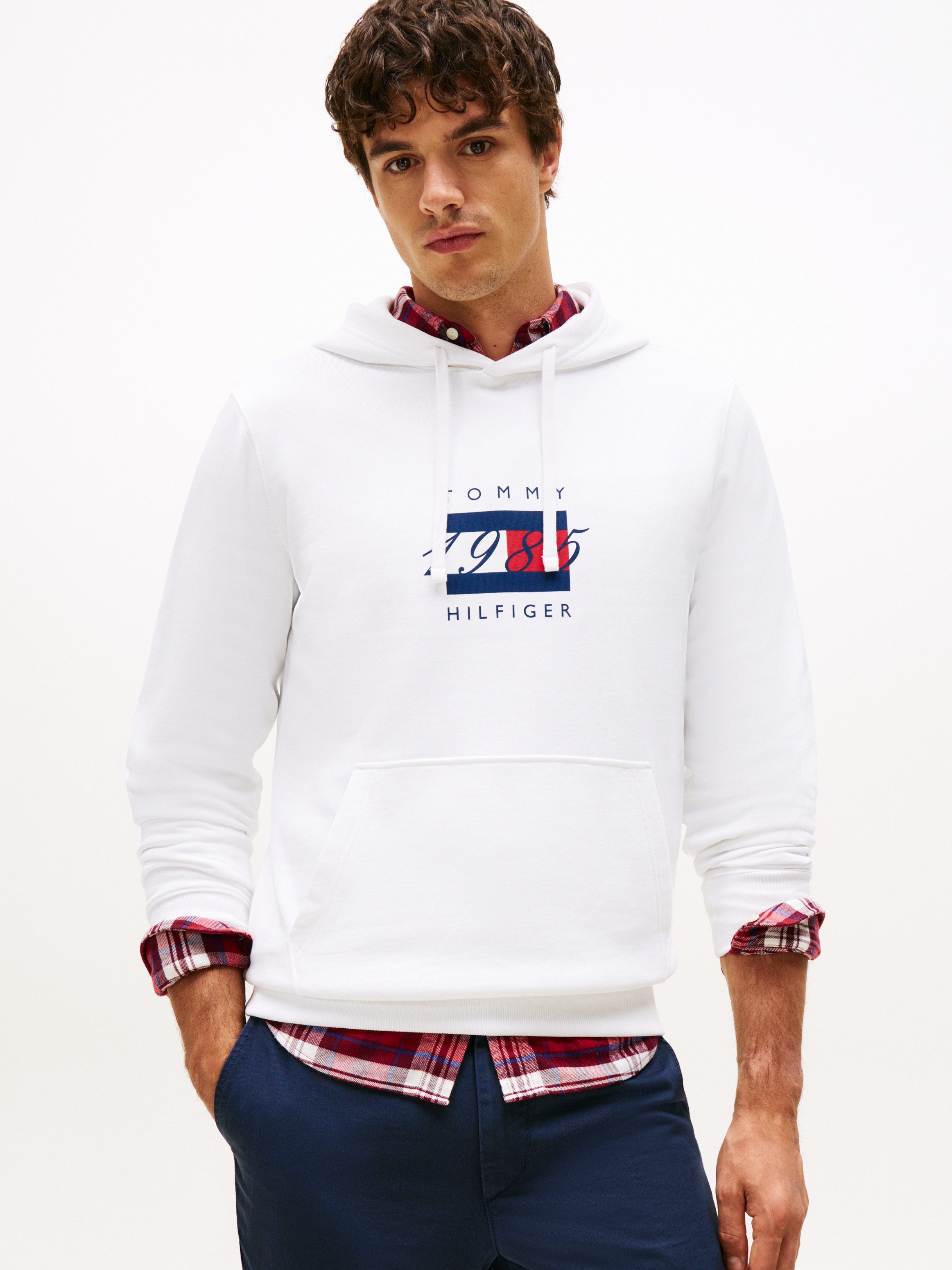 Tommy Hilfiger Kapuzensweatshirt LINEAR FLAG GRAPHIC günstig online kaufen