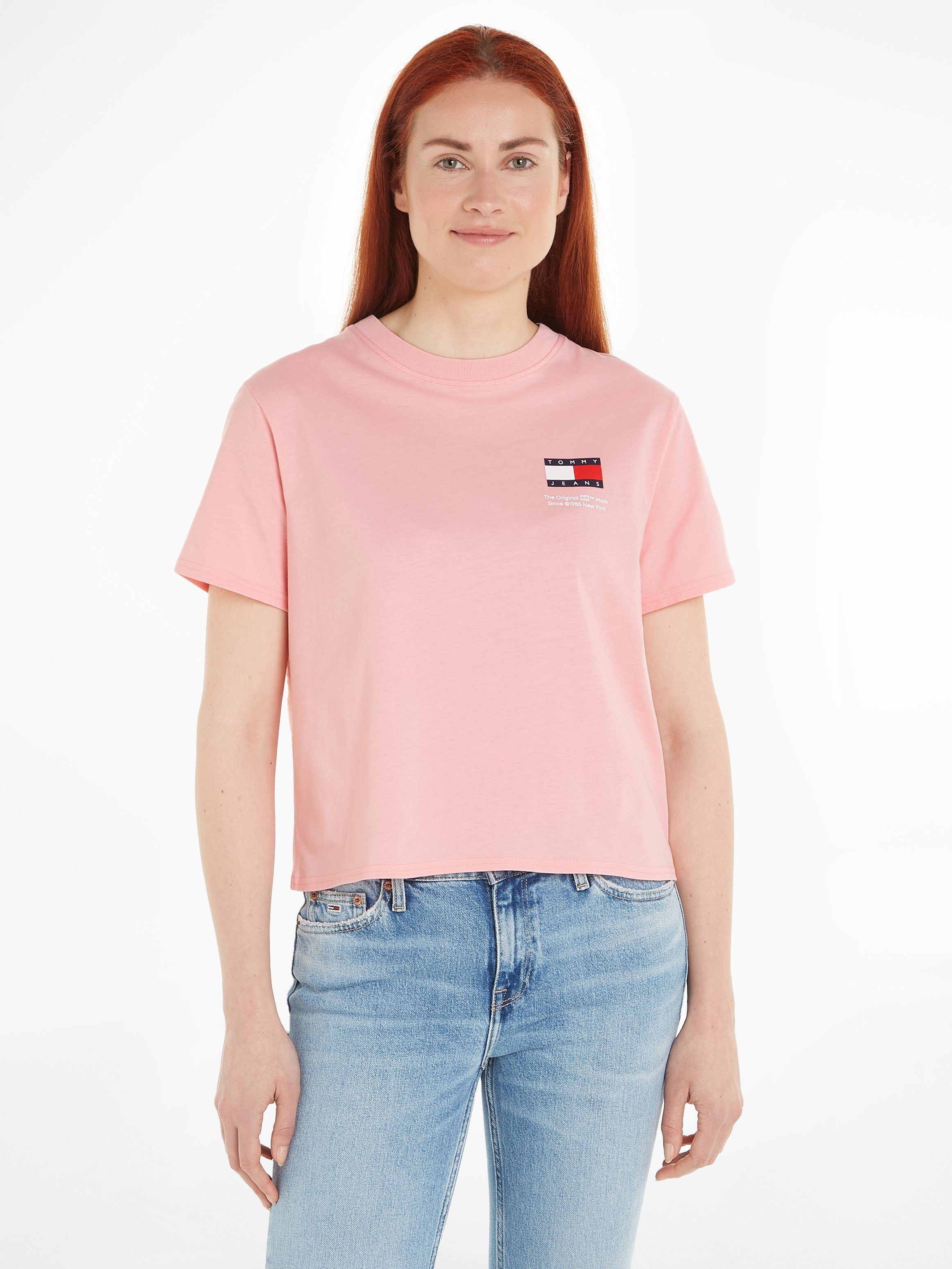 GRAPHIC mit Jeans TEE BXY TJW Markenlabel T-Shirt Tommy FLAG