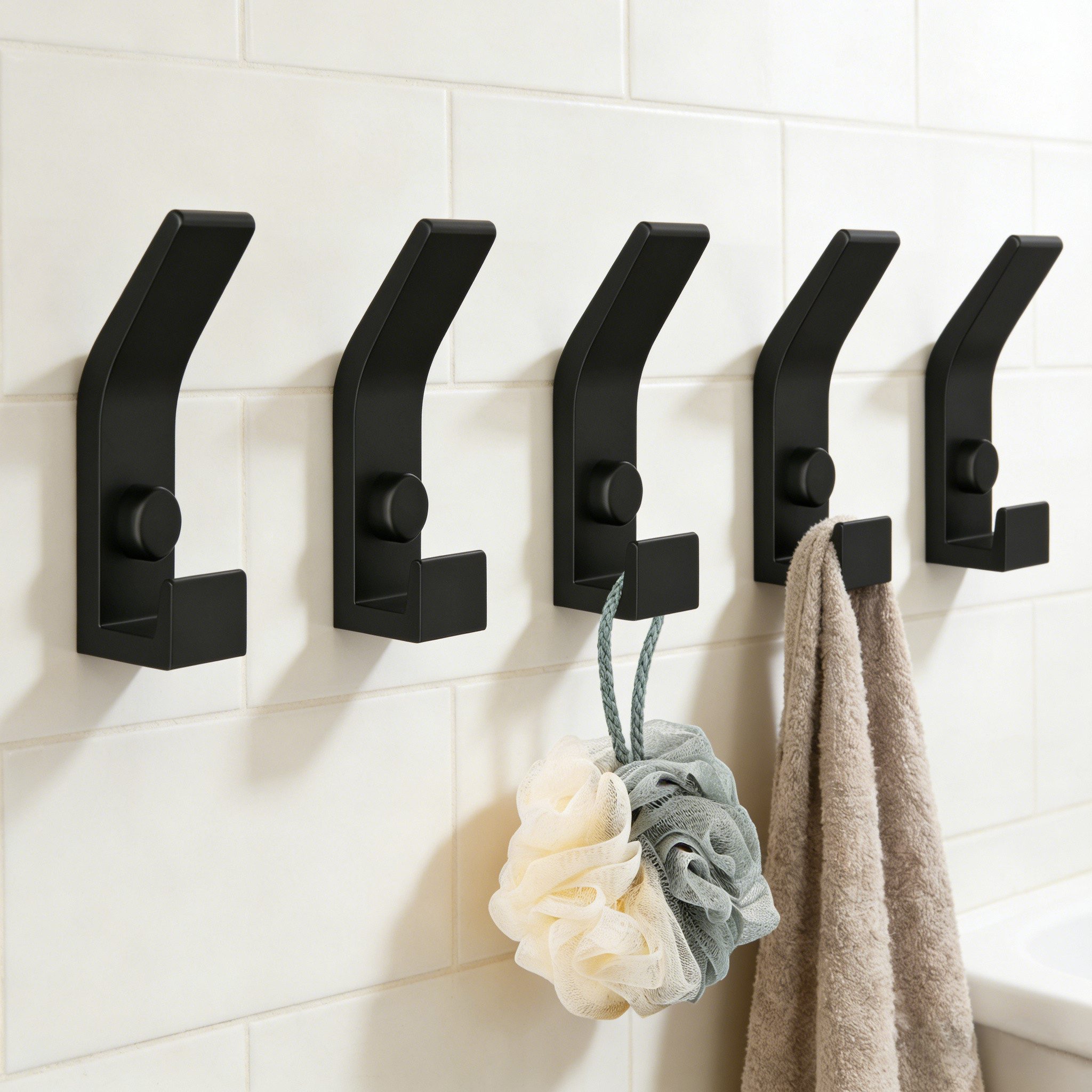 BlingBin Kleiderhaken 5 Stück Garderobenhaken, Wandhaken Moderne Handtuchha günstig online kaufen