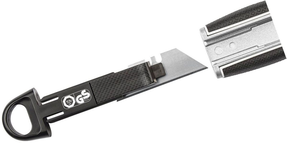 cutter professionnel Auto-Load, lame: 18 mm, noir/rouge WEDO - La Poste Pro