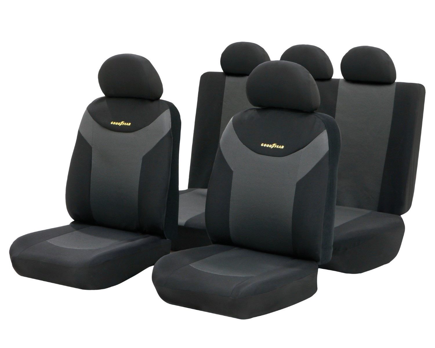 Goodyear Autositzbezug Sitzbezüge Sitzbezug Schonbezüge Komplett-Set 9tlg, 9-tlg.