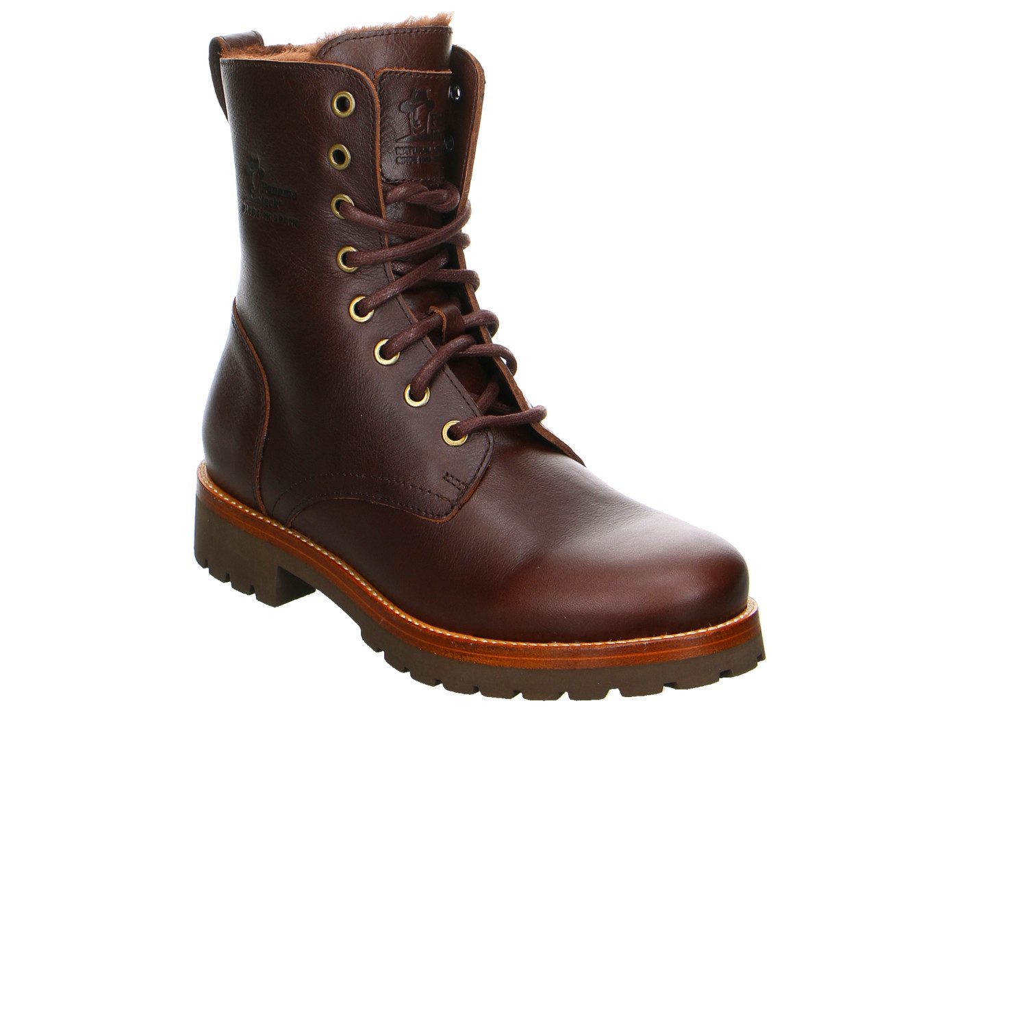 Panama Jack Panama Jack Frisia/060419 Leder Schnürstiefelette braun Stiefelette