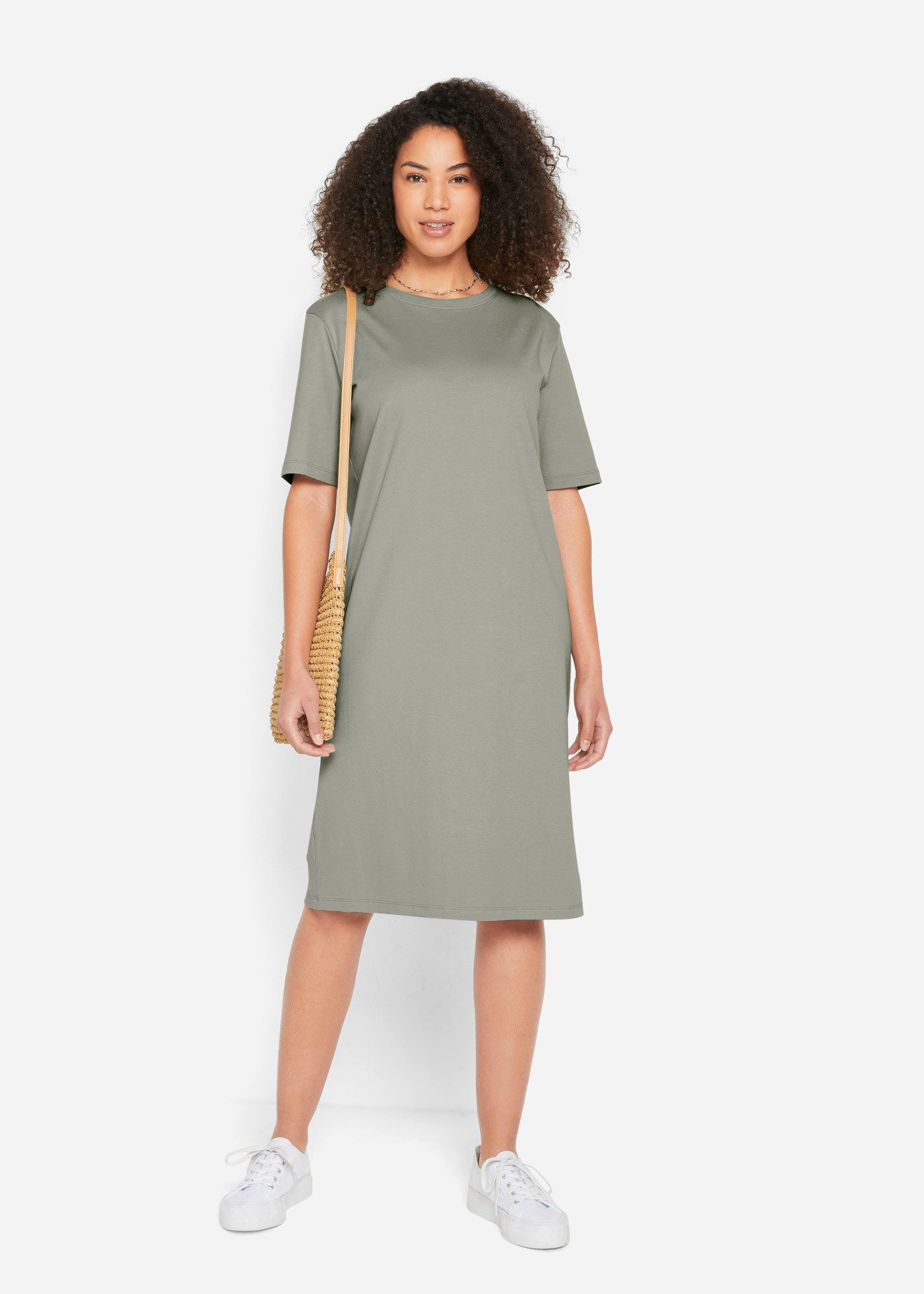 bonprix Shirtkleid (Packung, 2-tlg., 2) im 2er Pack mit Rundhalsausschnitt günstig online kaufen