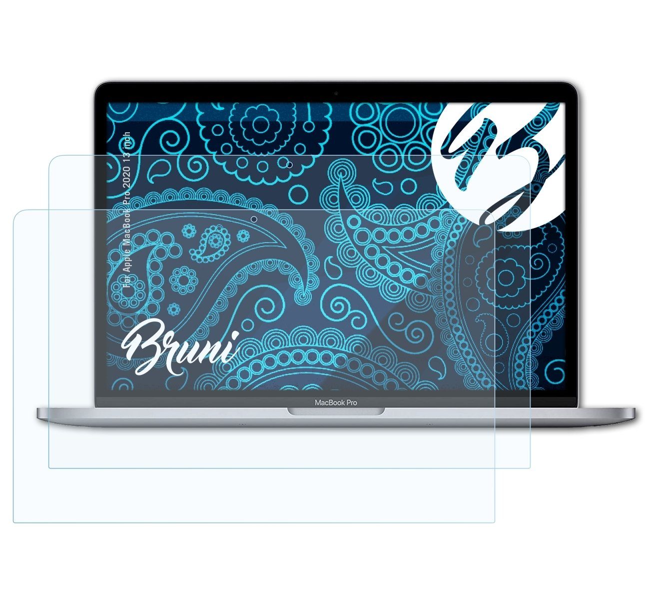 Bruni Schutzfolie »für Apple MacBook Pro 2020 13 inch«, (2 Folien),  praktisch unsichtbar