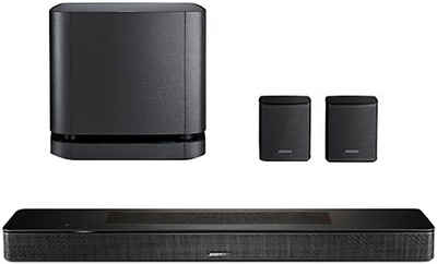 Bose Smart 600 Home Cinema Stereo Soundbar (Bluetooth, WLAN, Set: Soundbar 600 + Bass 500 + Rear Speaker)