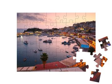 puzzleYOU Puzzle Yachthafen Mikrolimano, Athen, Griechenland, 48 Puzzleteile, puzzleYOU-Kollektionen Athen