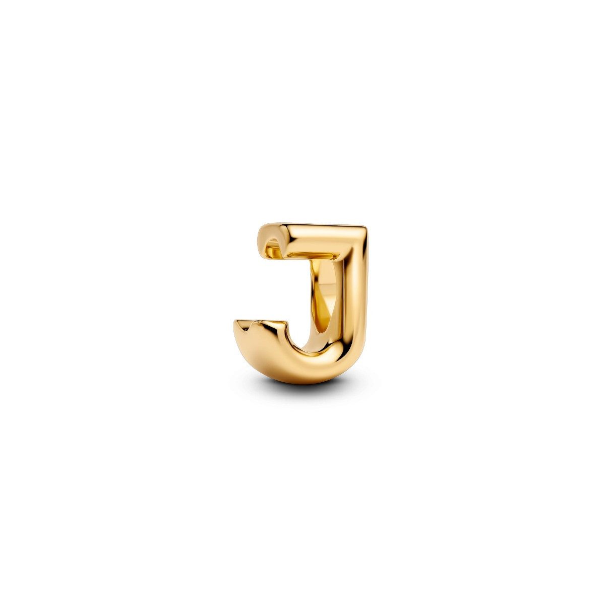 Pandora Charm Buchstabe Pandora Charm Damen Buchstabe J Alphabet 14 Karat Vergoldet 763956C00