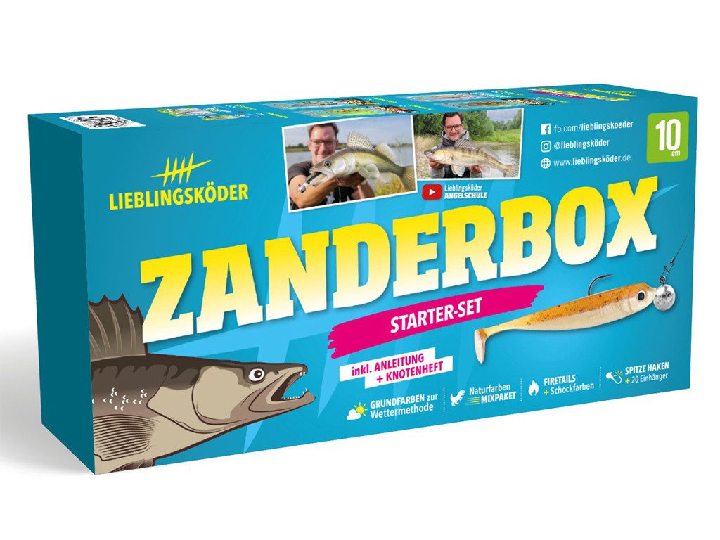 Kunstköder Lieblingsköder Zielfischboxen - Zander - Starter-Set